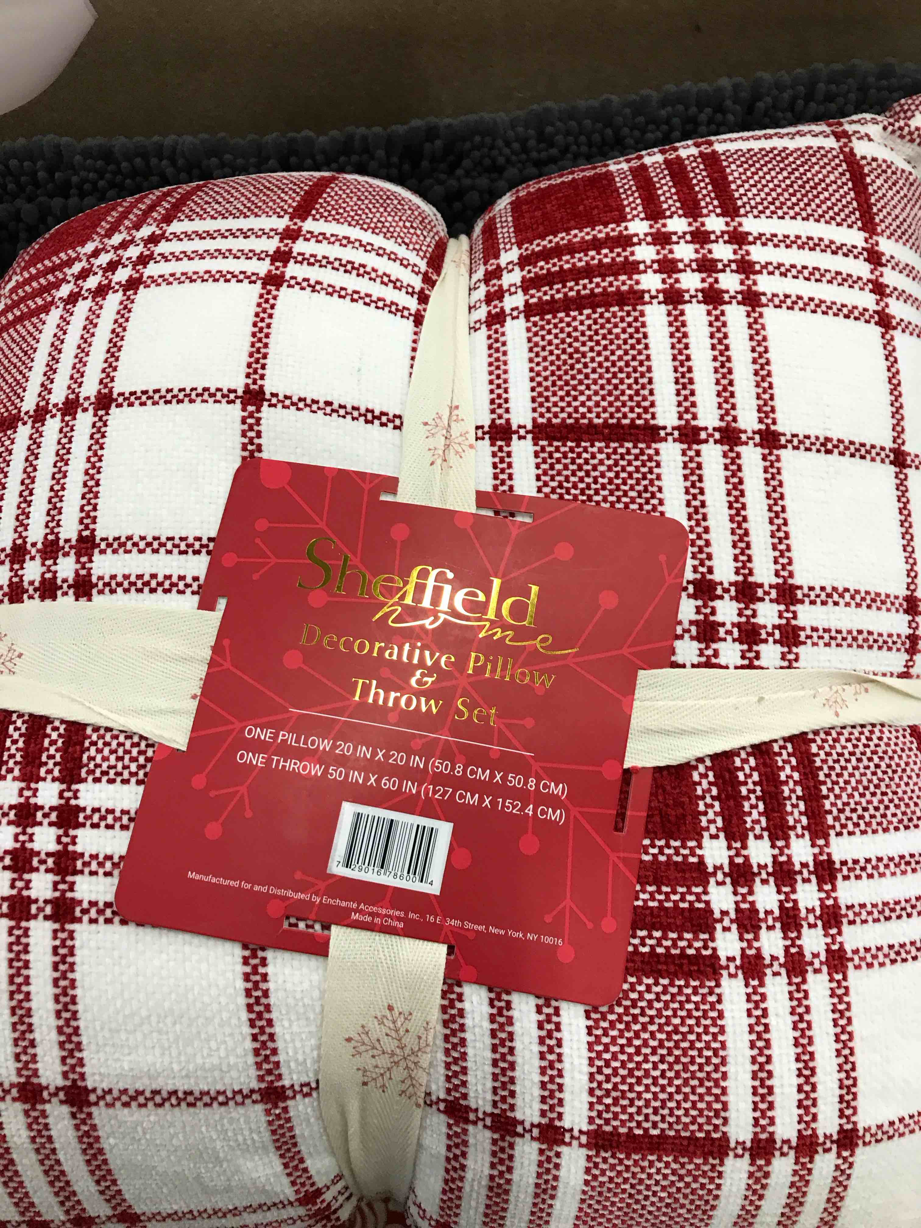 Decorative Pillow and Throw