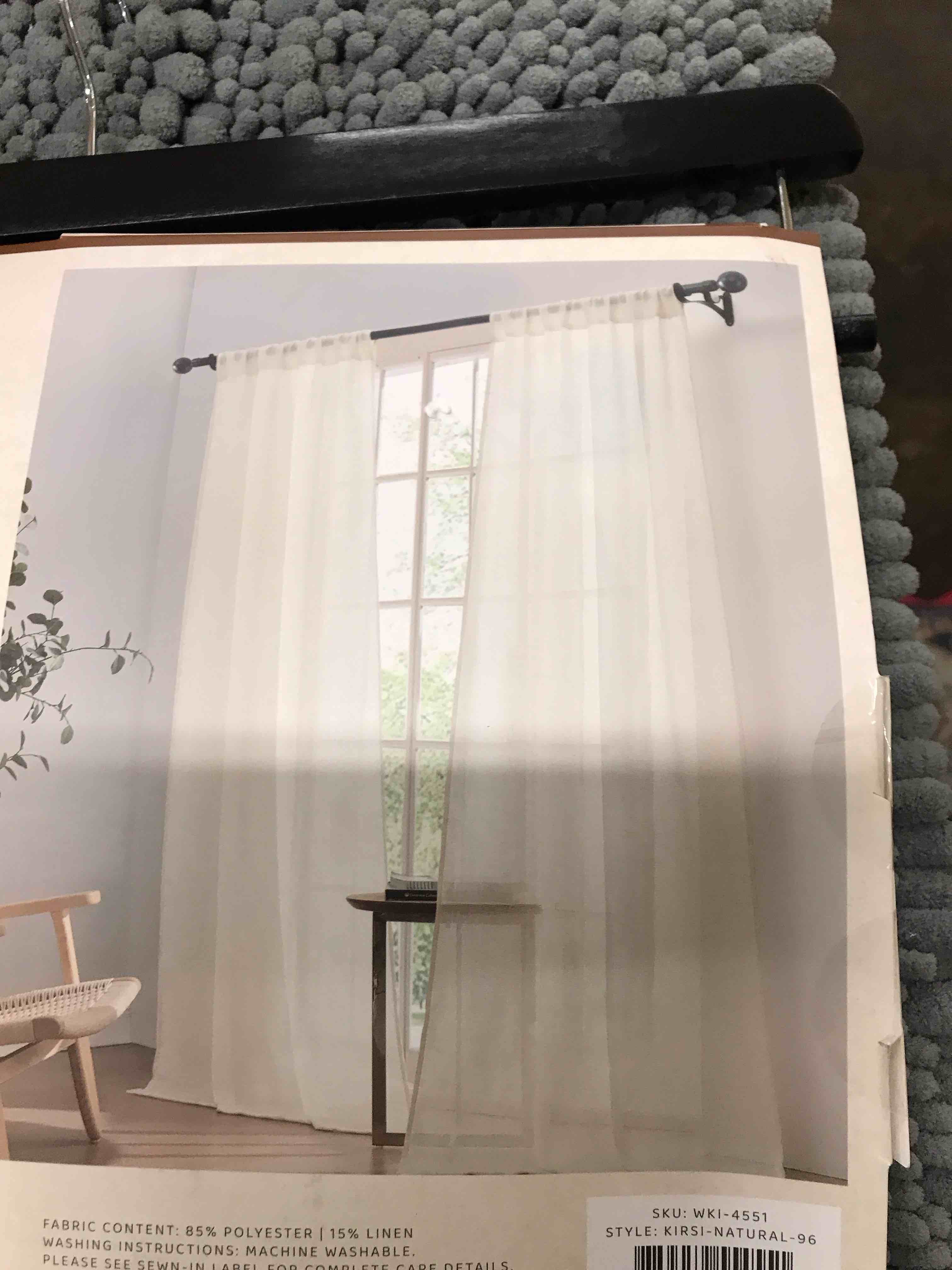 Condition photo showing Good Condition for Decorative Window Panels.   38x96”