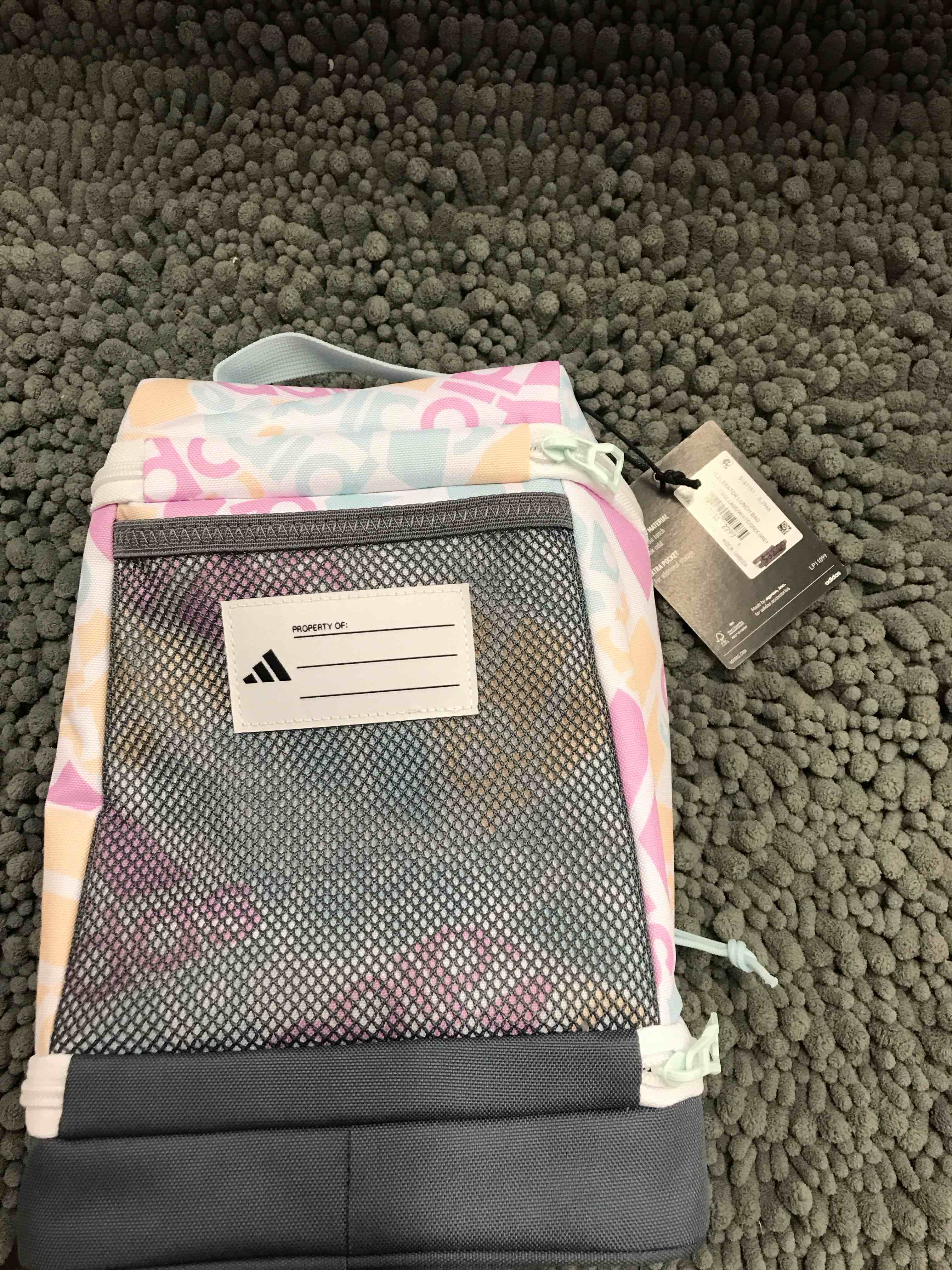 Condition photo showing New/Like New for adidas lunch bag