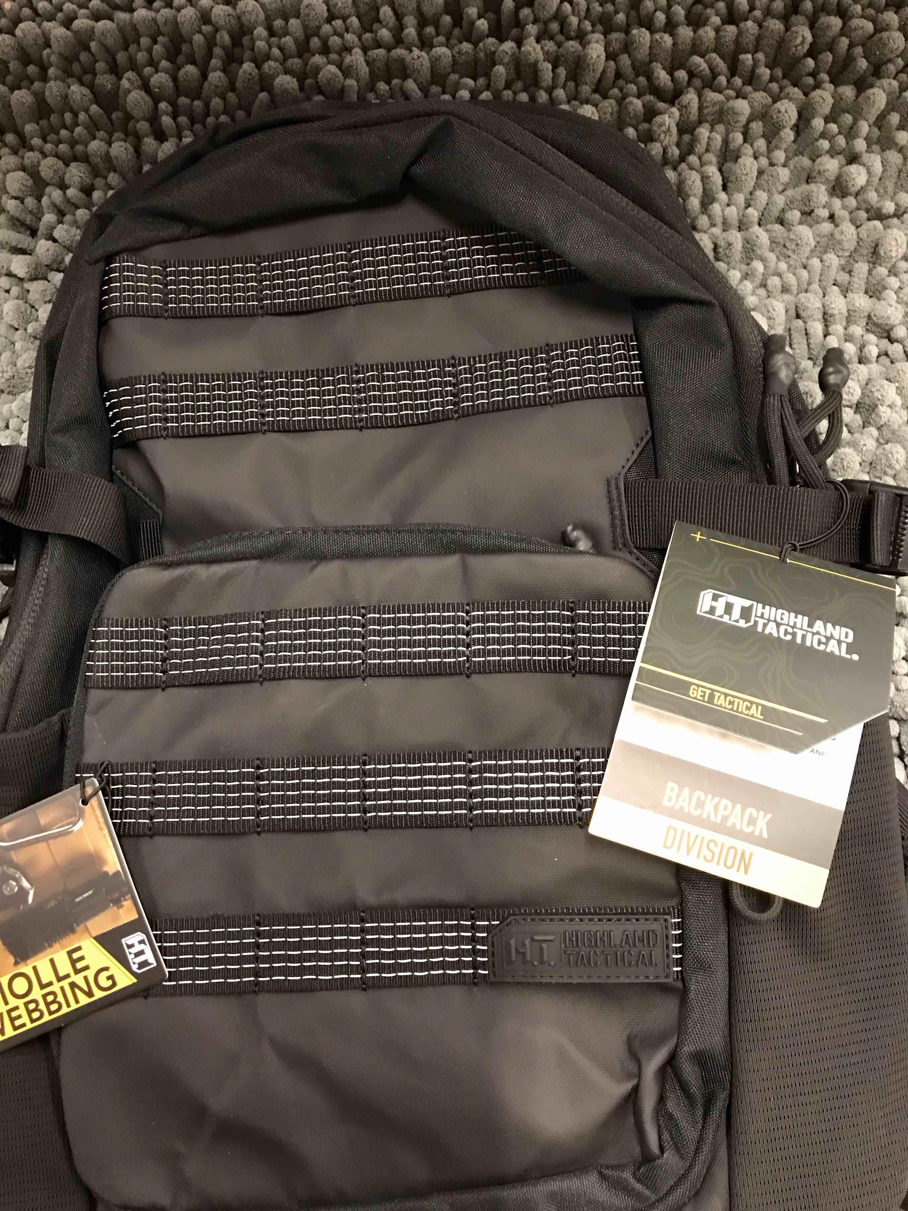 Condition photo showing New/Like New for Highland Tactical Backpack