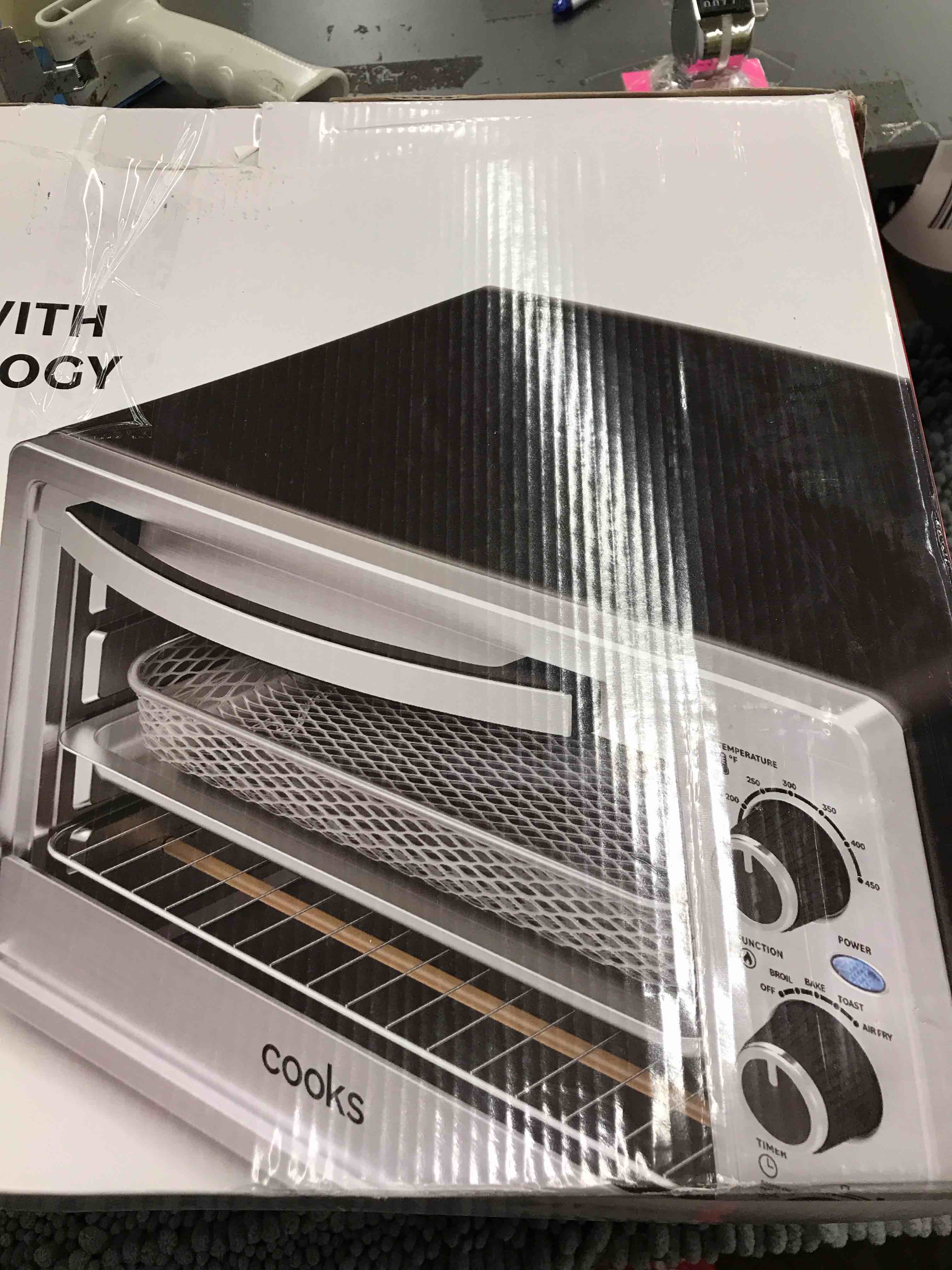 cooks Toaster Oven with Air Fry Technology