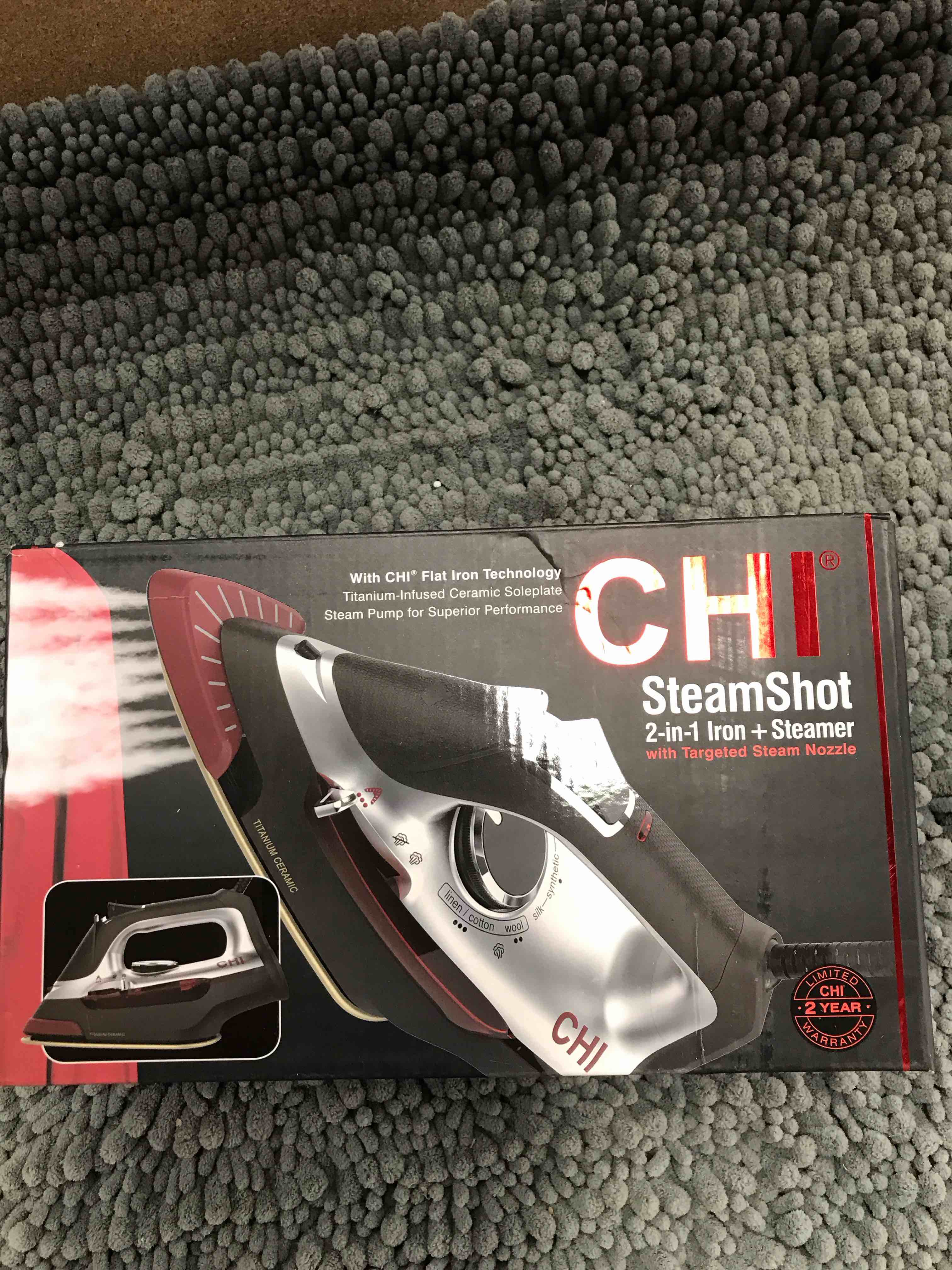 Chi Steam Shot 2 in 1 Iron + Steamer