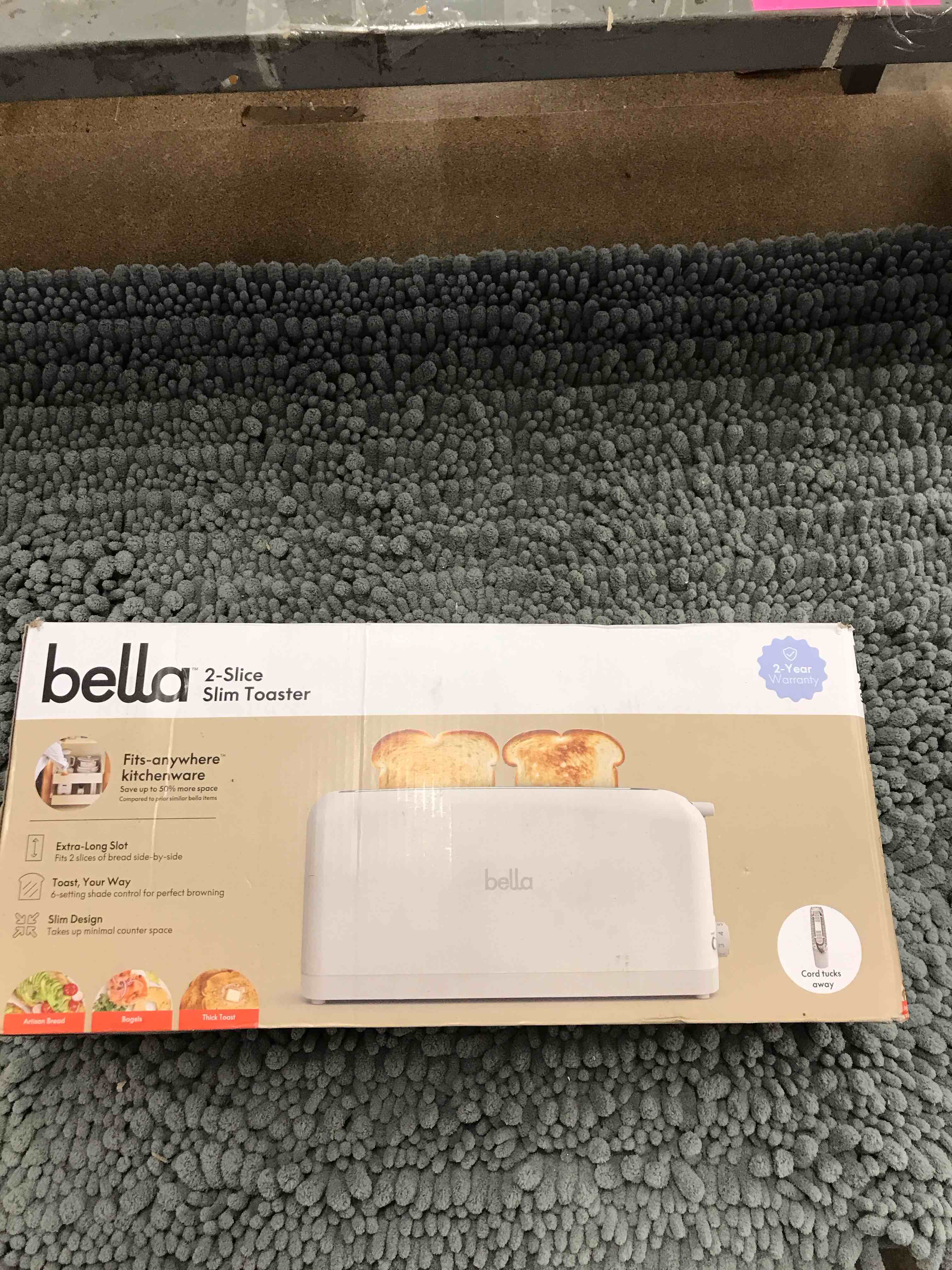 Bella 2 Slice Slim Toaster