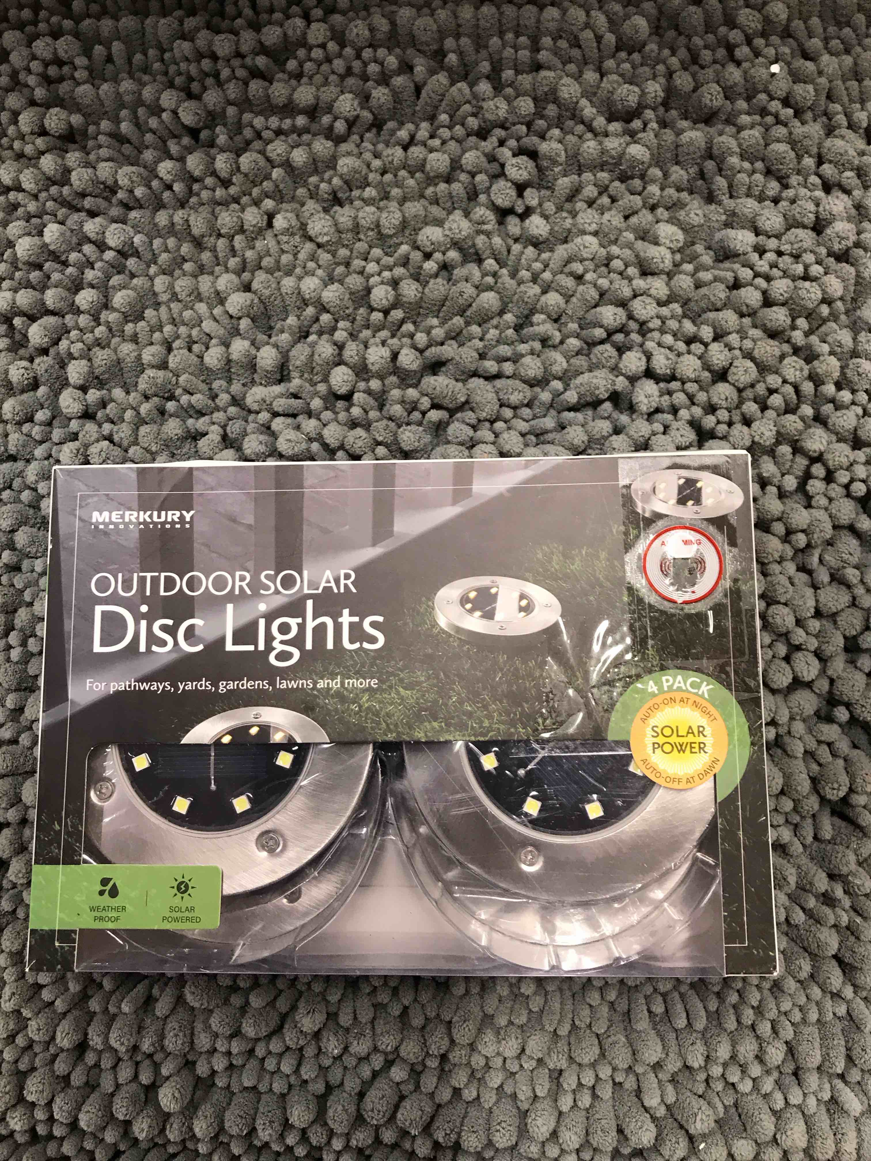 Outdoor Solar Disc Lights