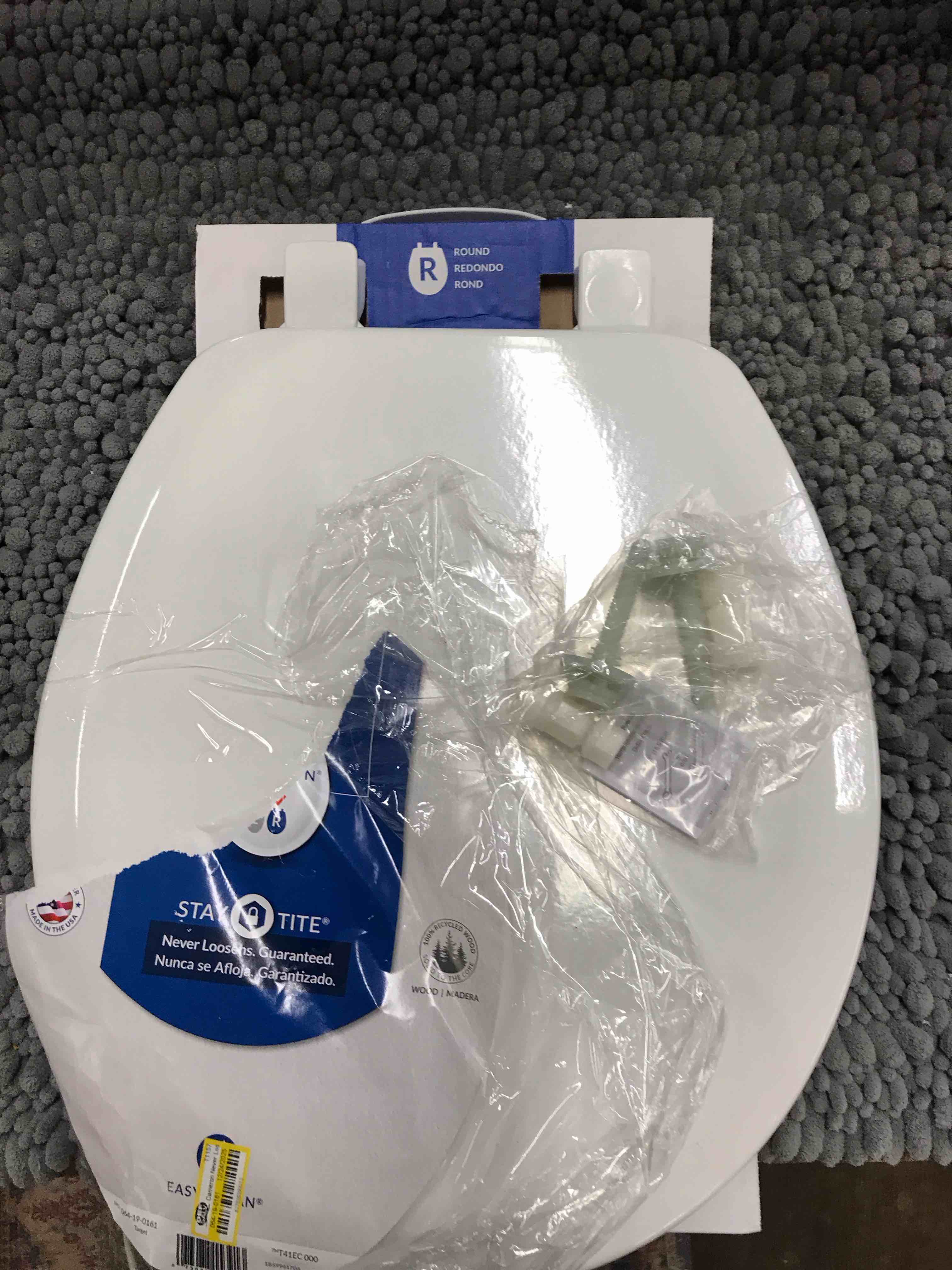 round toilet seat