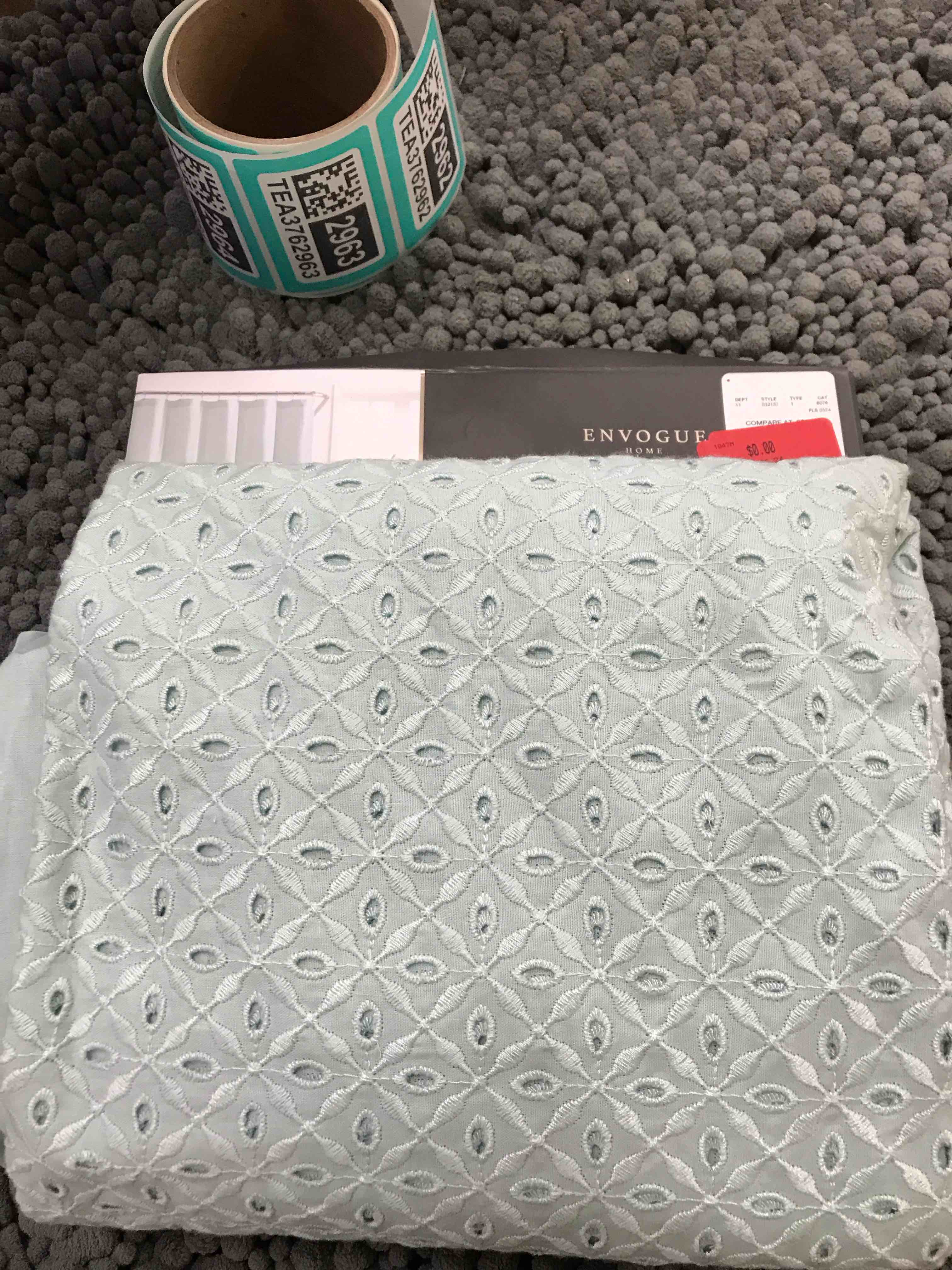 shower curtain.    72x71”