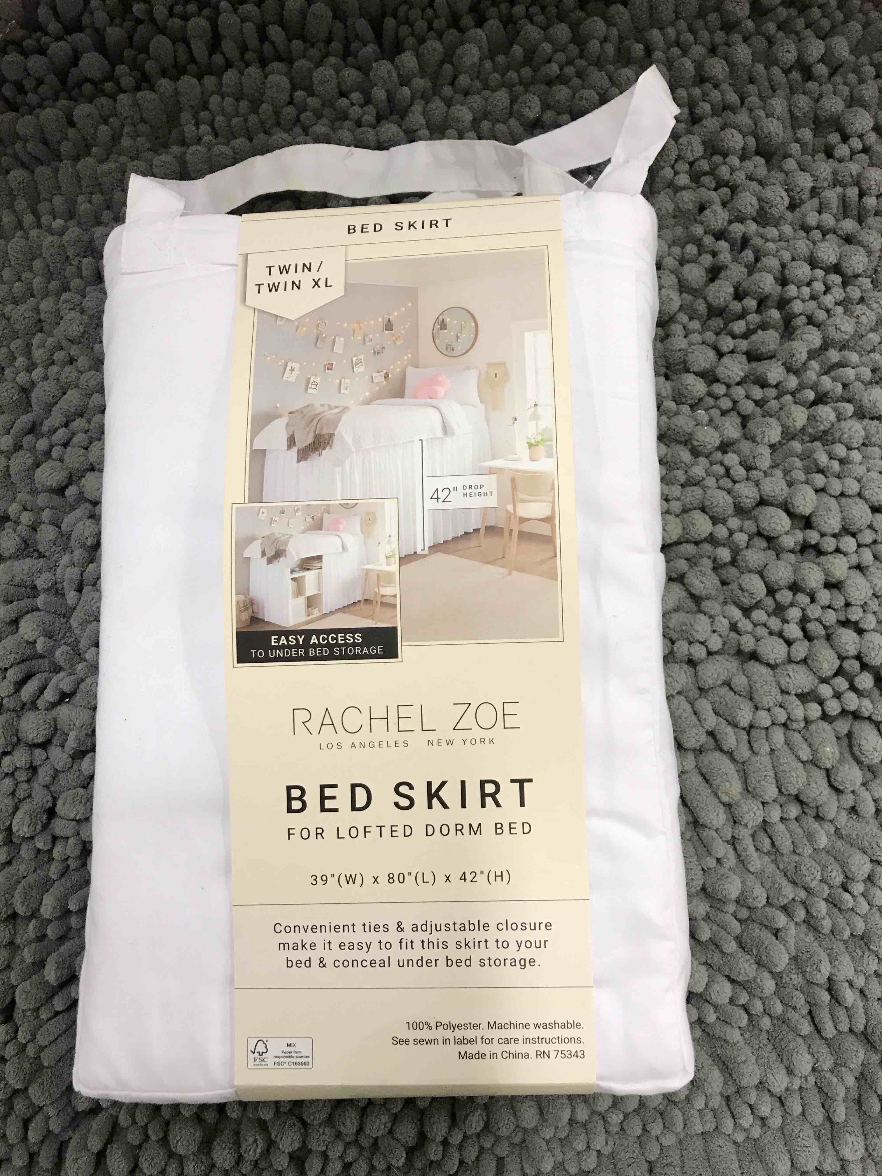 rachel zoe twin bed skirt