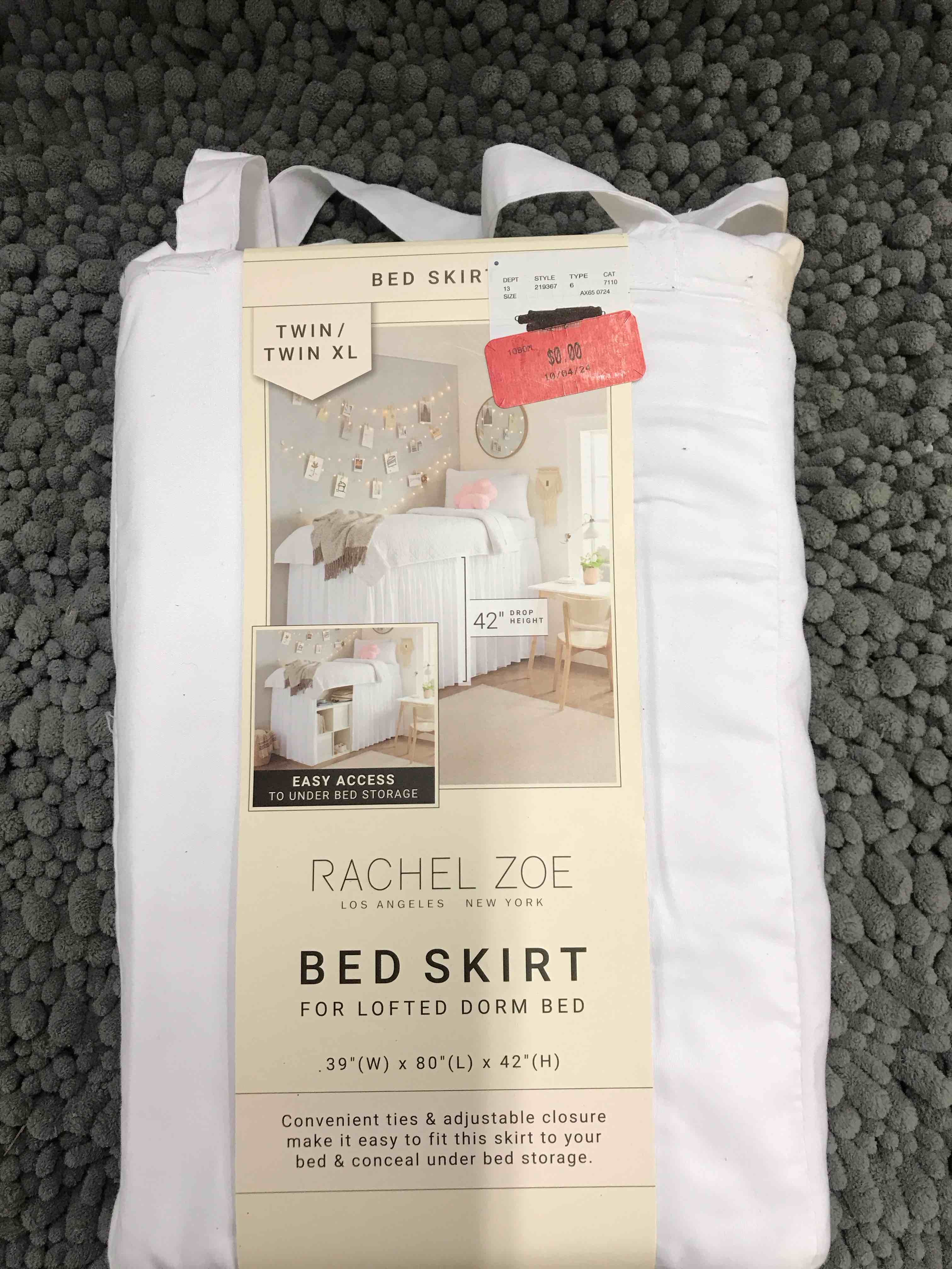 rachel zoe twin bed skirt