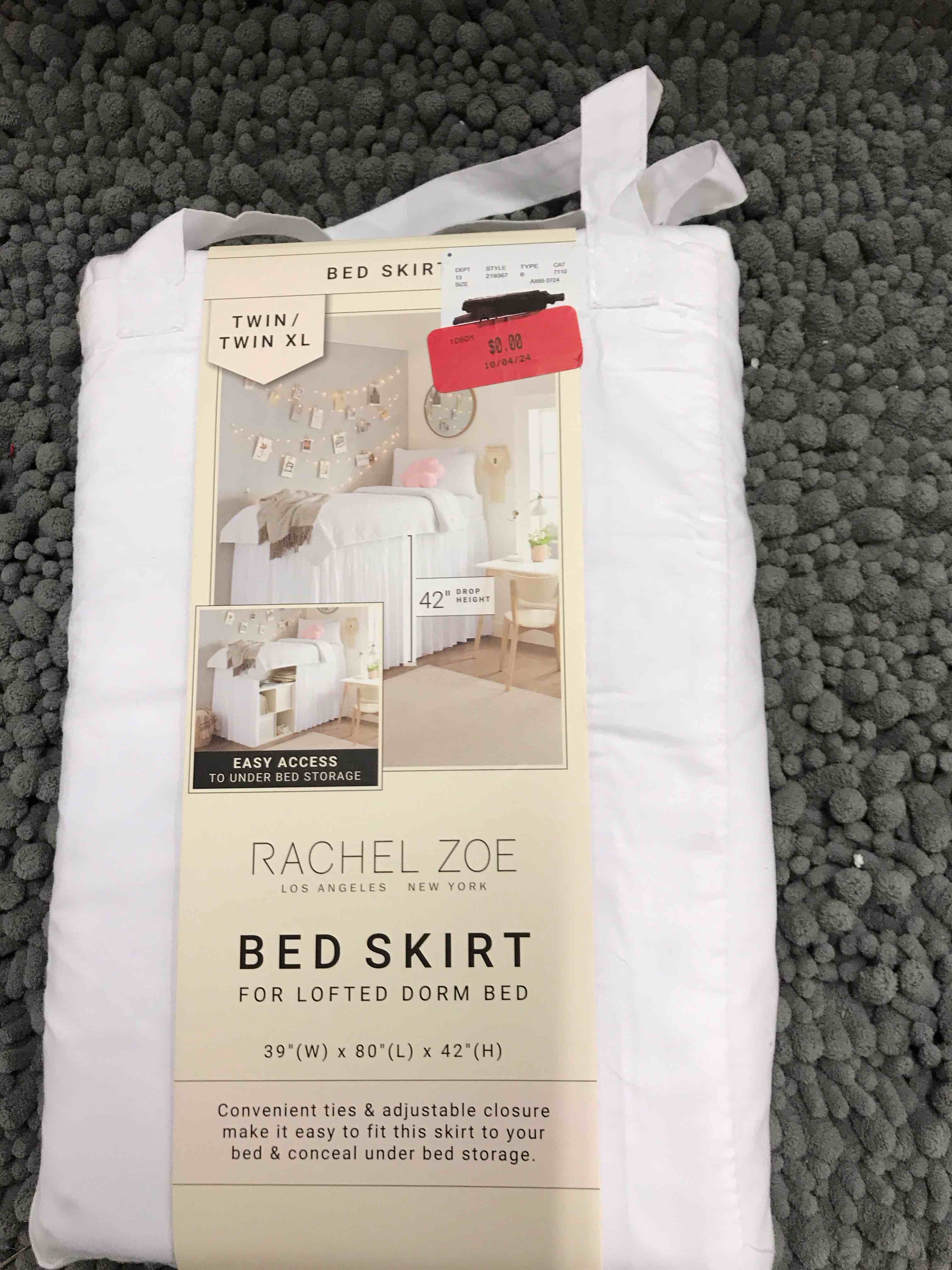 rachel zoe twin bed skirt