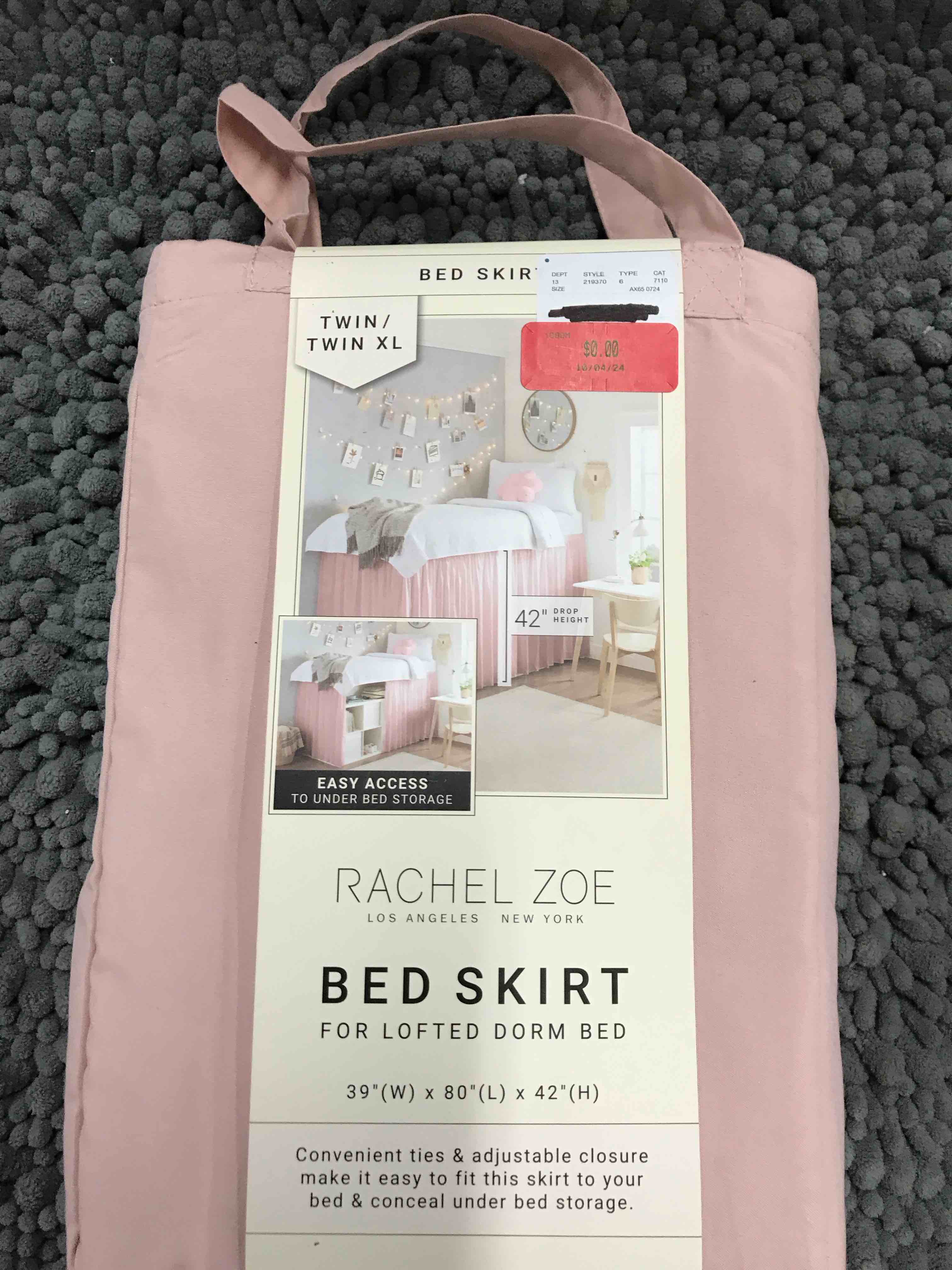 rachel zoe twin bed skirt
