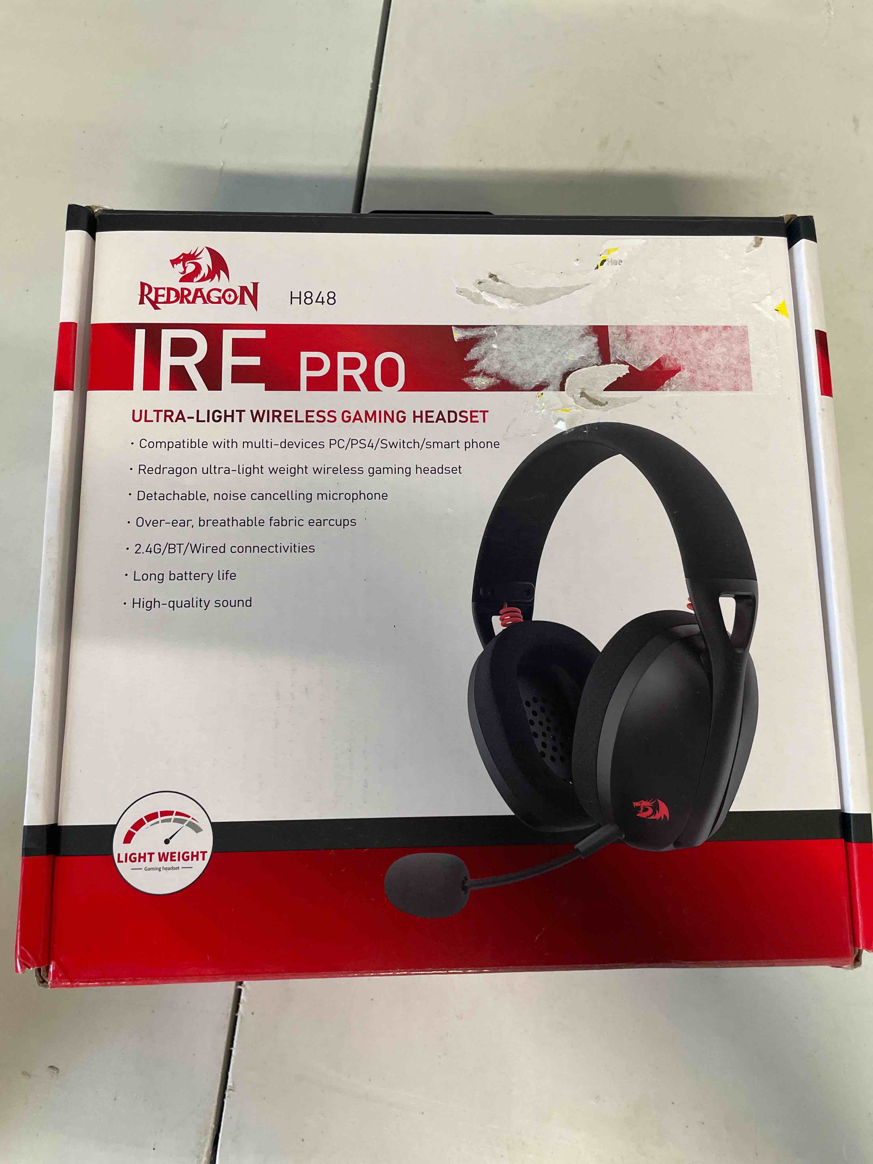 Condition photo showing Good Condition for redragon h848 bt wireless gaming headset - lightweight