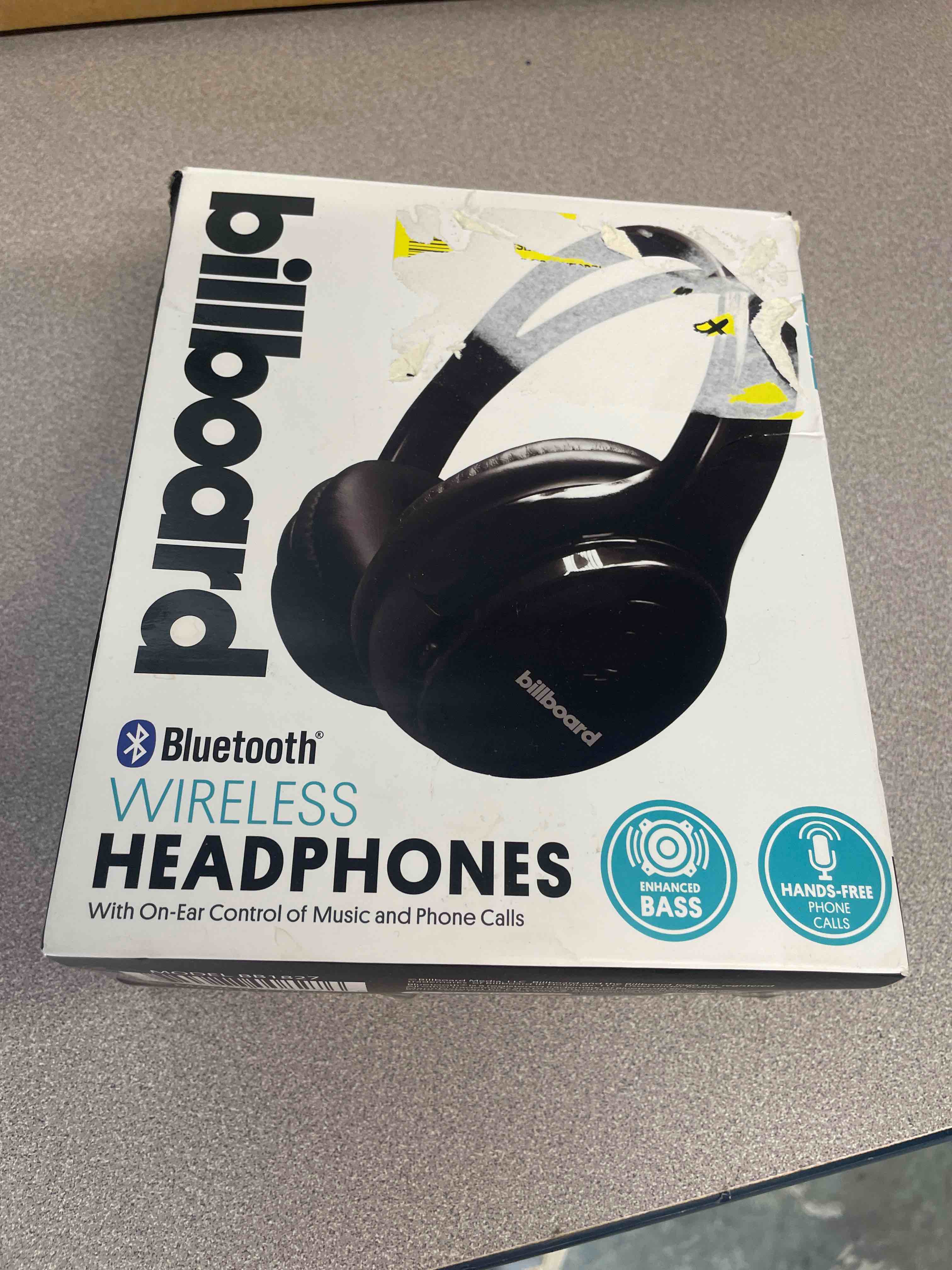  billboard wireless bluetooth headphones built in mic on ear control music & ph 