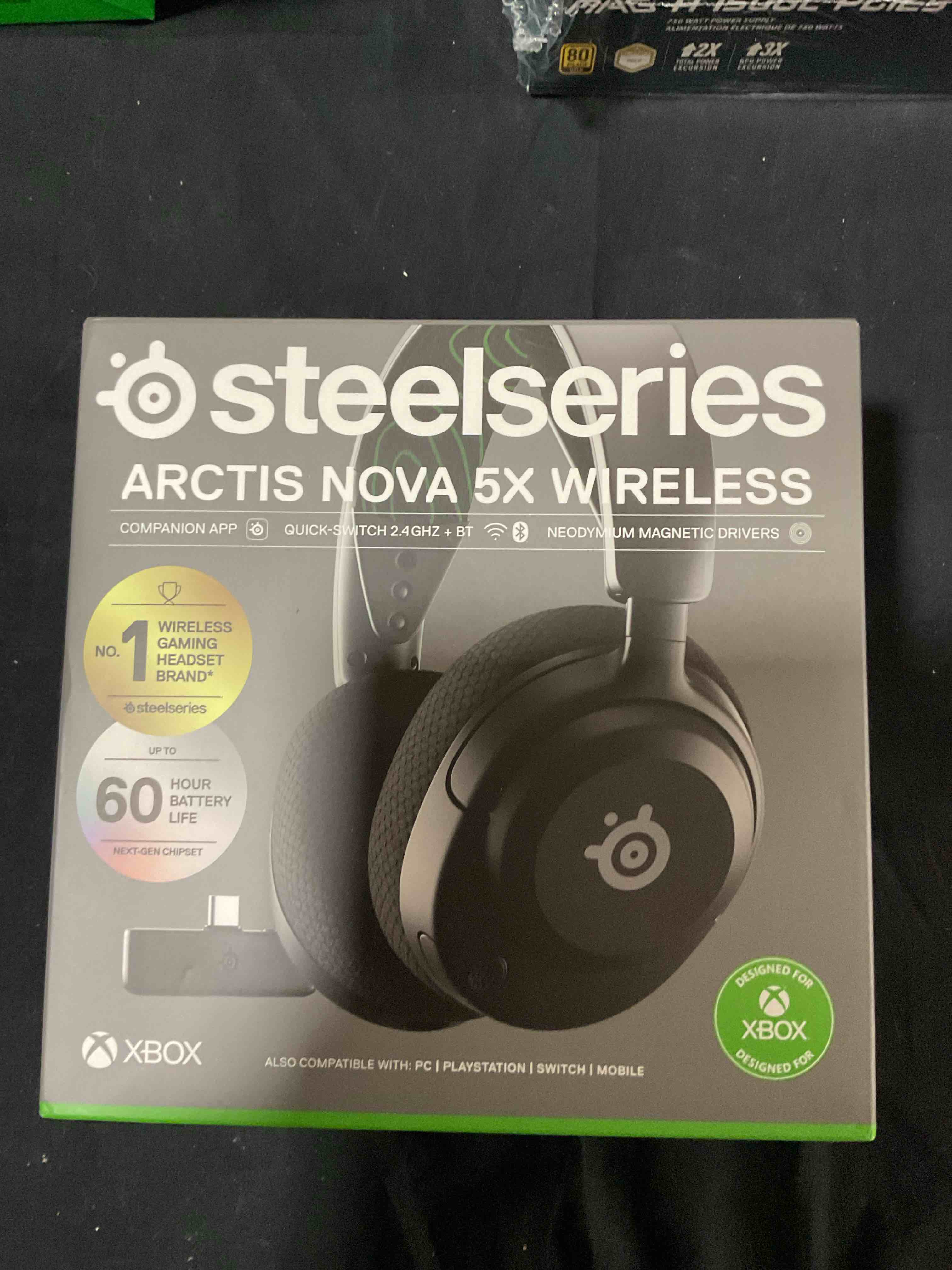 SteelSeries Arctis Nova 5X Wireless Multi-System Gaming Headset — Neodymium Magnetic Drivers — 100+ 