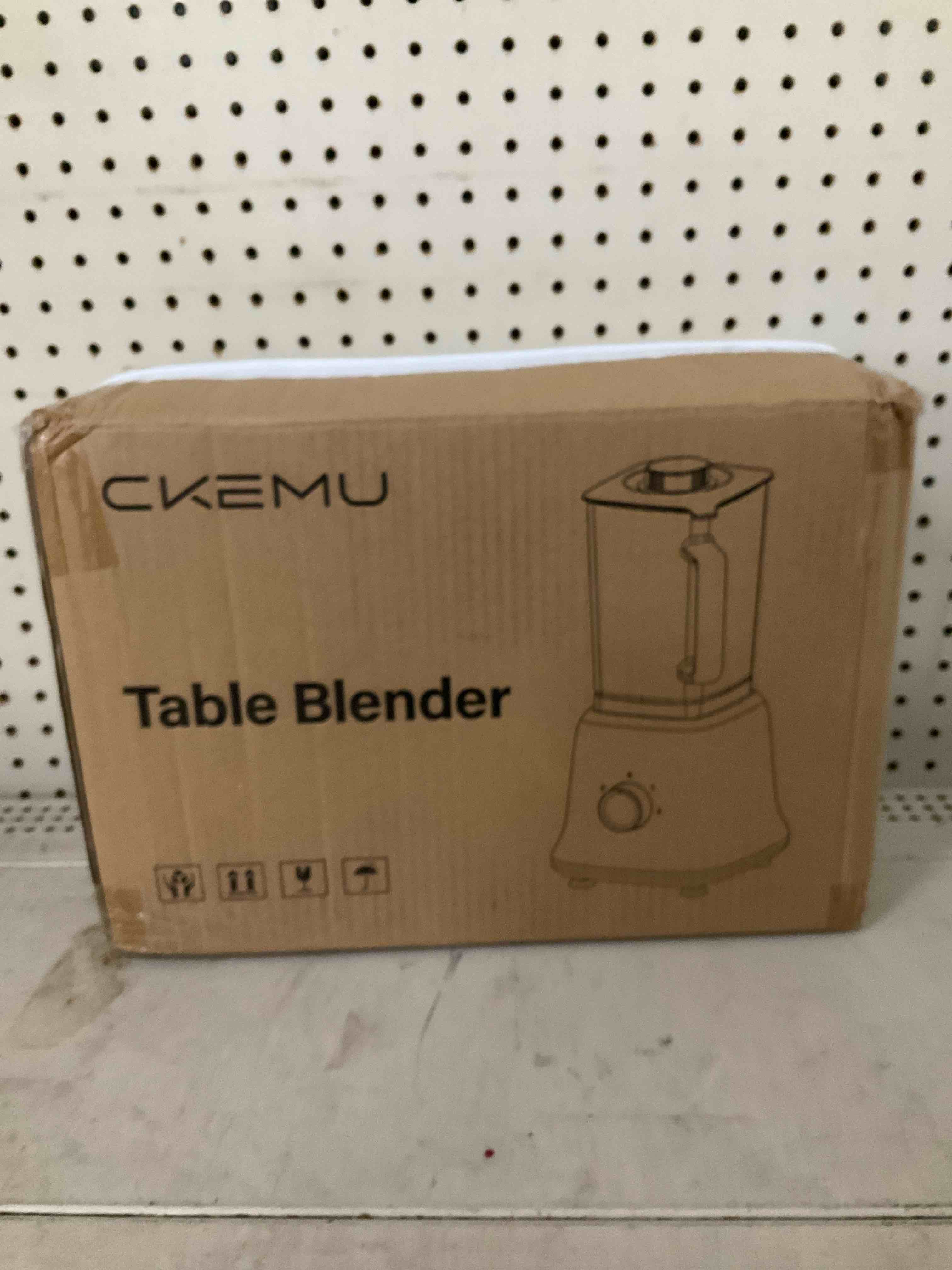CKEMU Professional Blender For Smoothies, 58 Oz Glass Jar, Glass Blender Including Puree & Crush Ice