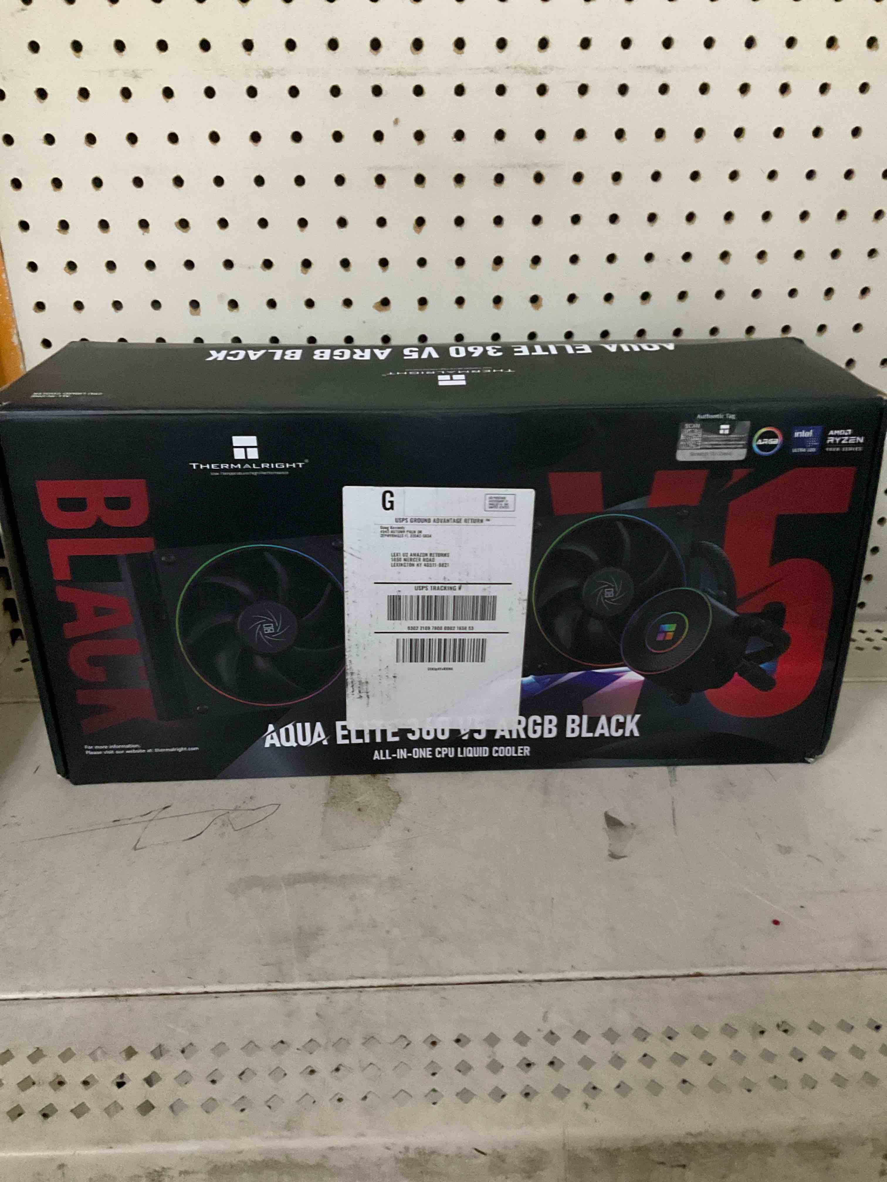 Thermalright Aqua Elite 360 V5 ARGB Black-CPU Liquid Cooler,Pump Speed-2800RPM,for AM4/AM5,Intel LGA