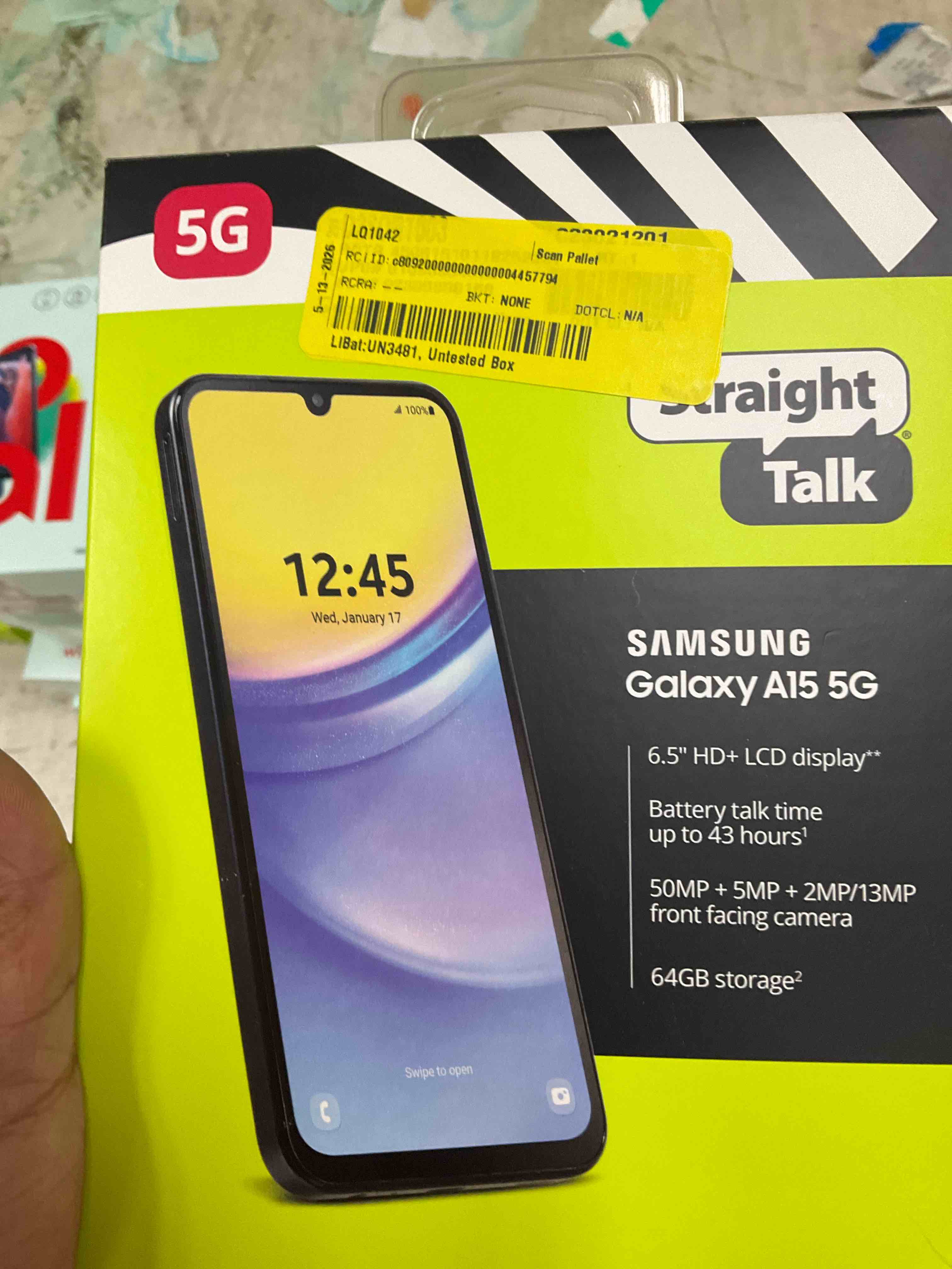 Samsung galaxy a15 5G straight talk