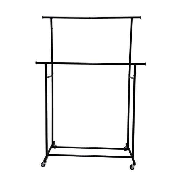 double garment rack 