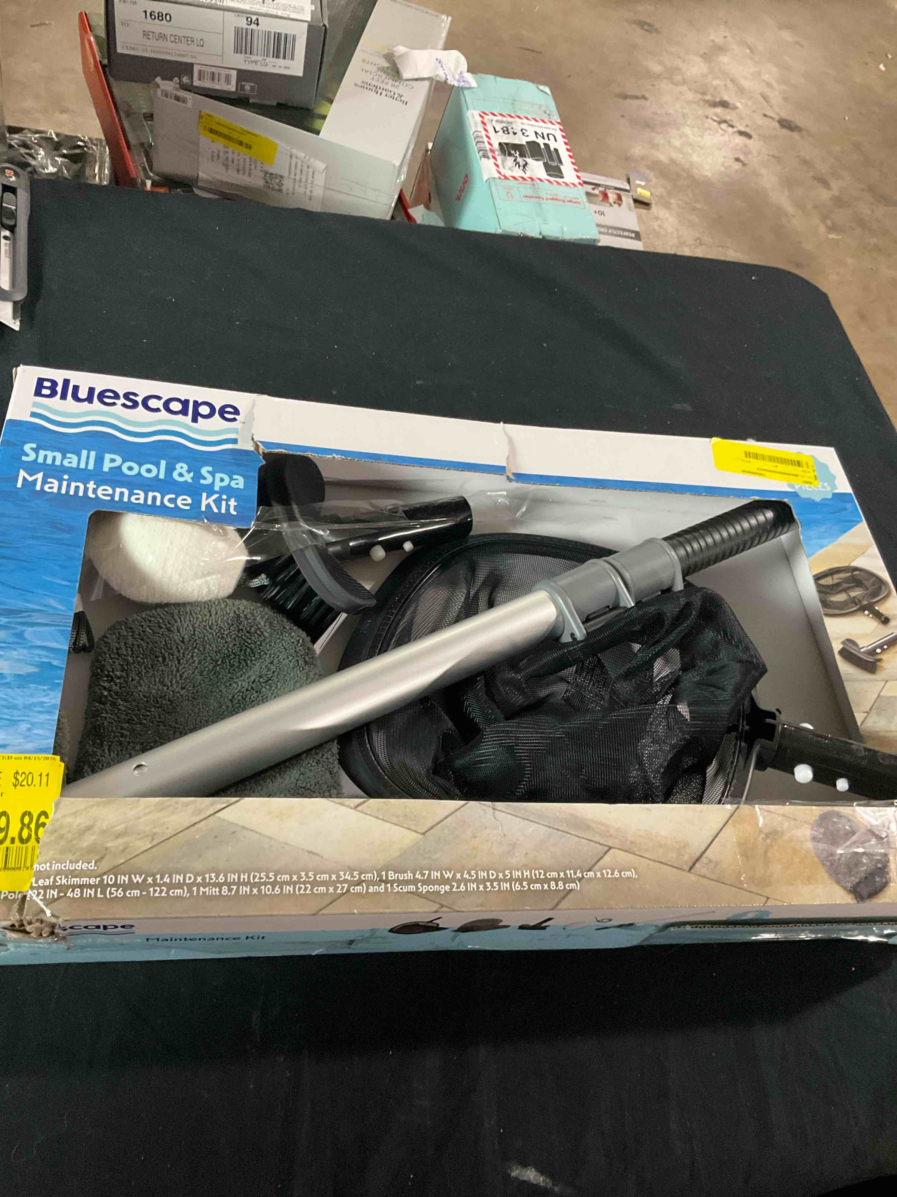 Bluescape 5- piece small pool and spa maintenance kit 