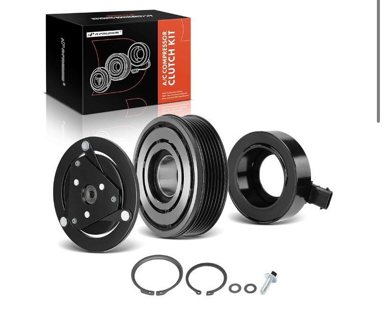 A-Premium Air Conditioner AC Compressor Clutch Kit Compatible with Chevrolet 2006 Malibu, 2006-2011 