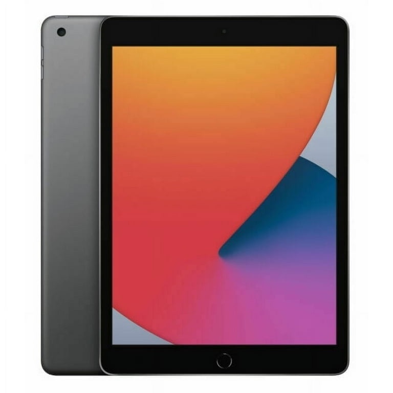 Apple iPad 10.2-inch (8th Gen) Tablet. Model: (A2270). Space Gray version with 32GB storage.