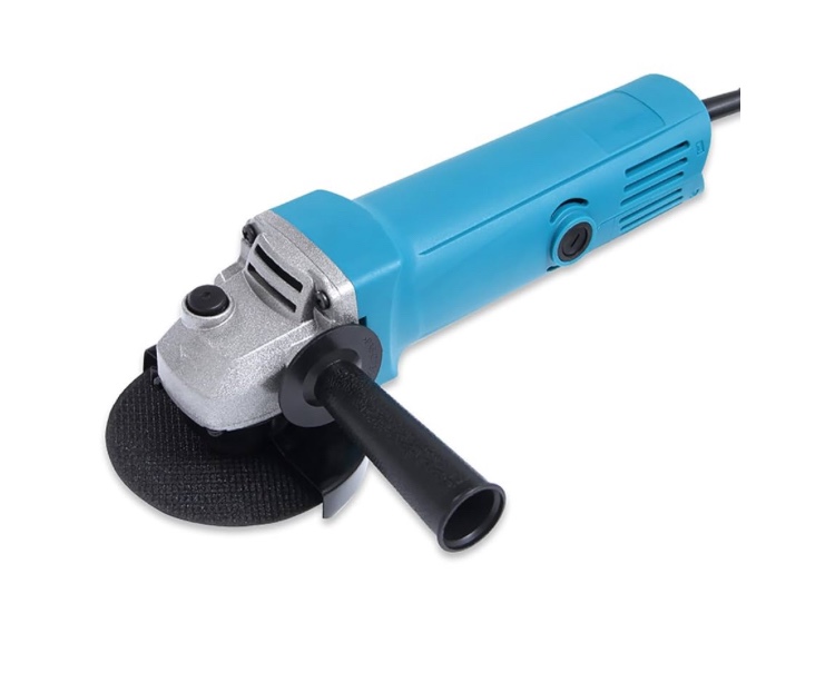 Power Angle Grinder Tool 5 Inch 7.5 Amp Electric Metal Grinder Power Tool With Auxiliary Handle For Cutting, Grinding, Polishing And Rust Removal yellow Yellow Angle Grinder Only