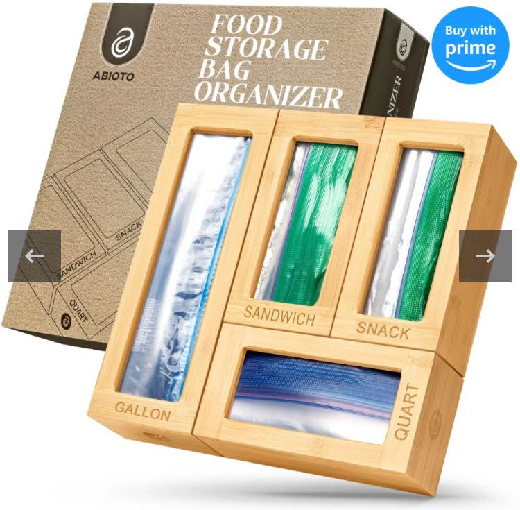 Ziploc Food Storage Bag Organizer
