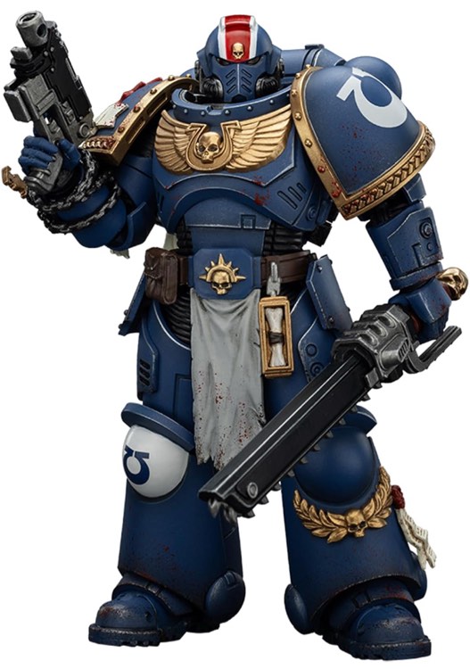 JOYTOY Warhammer 40k Space Marine 2?Ultramarines Lieutenant Titus-Collectors Edition 1/18 Action Figure Collect and Display Model
