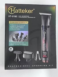 hatteker new 4 in 1 men personal groomer long detachable handle grooming kit body hair trimmer and shaver for men