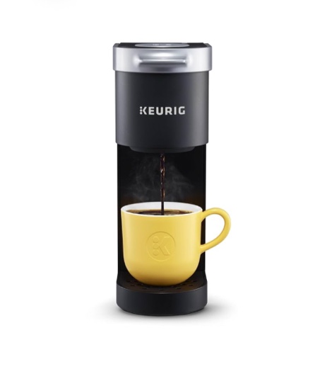 Keurig K-Mini Single Serve K-Cup Pod Coffee Maker, 6 to 12oz Brew size, with Cord Storage, Perfect for Small Spaces, Black. Missing lid and grate. Please see pictures for more details.