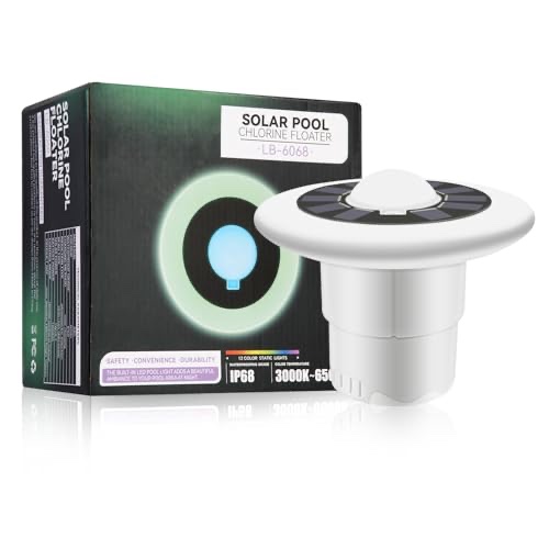 solar pool chlorine floater 3000k