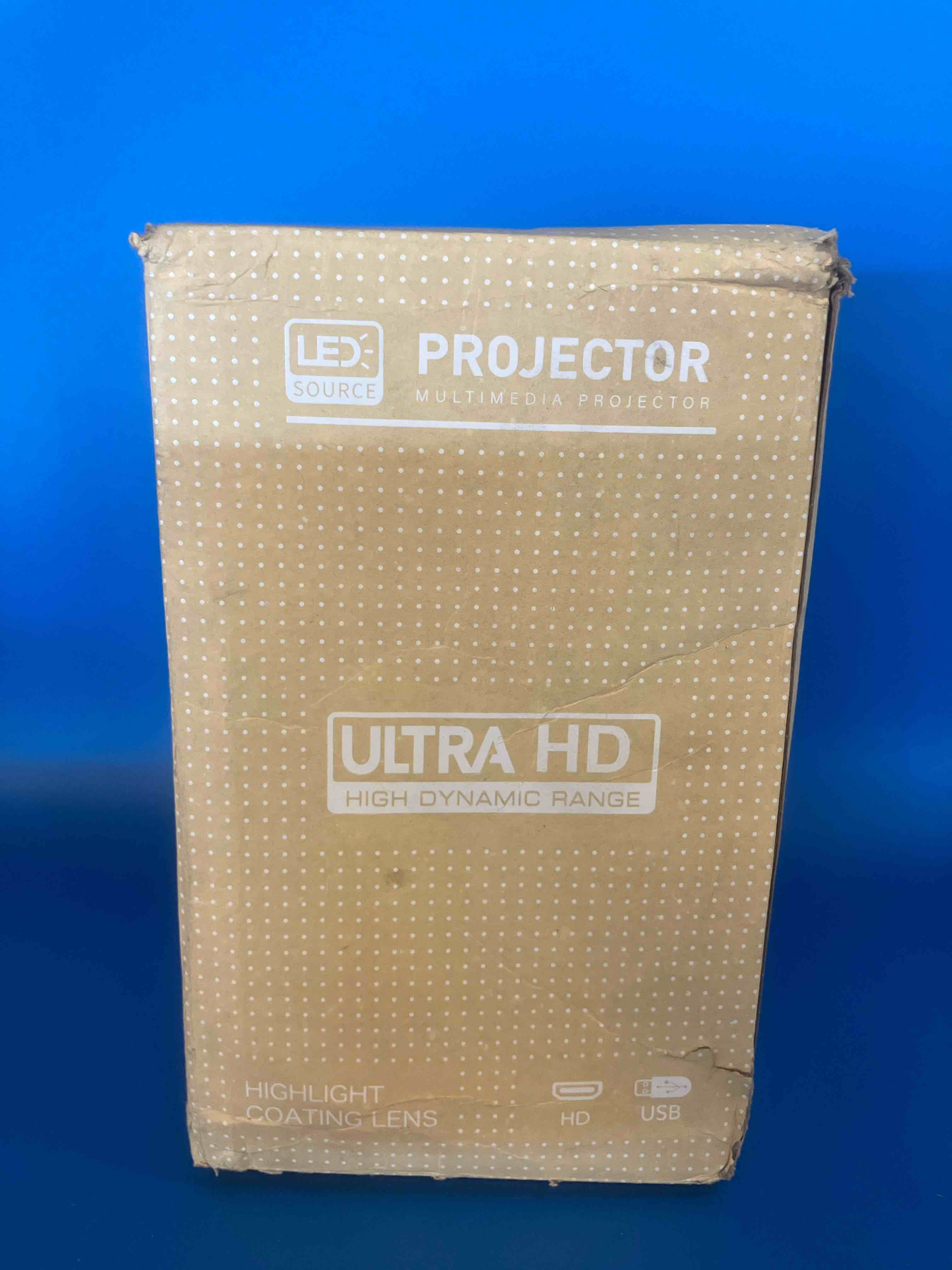 mini projector with wifi and bluetooth - portable projector 4k 1080p movies