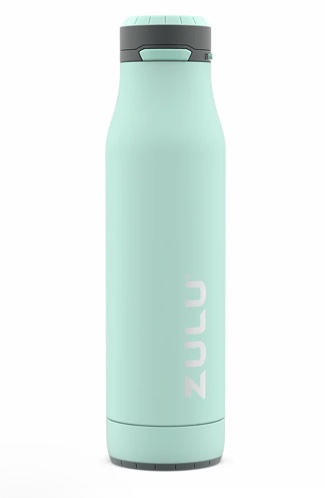 ZULU Ace Vacuum Insulated Stainless Steel Water Bottle with Chug Spout, Leak-Proof Locking Lid and Removable Base for School, Backpack, Sports, Gym, Travel Yucca