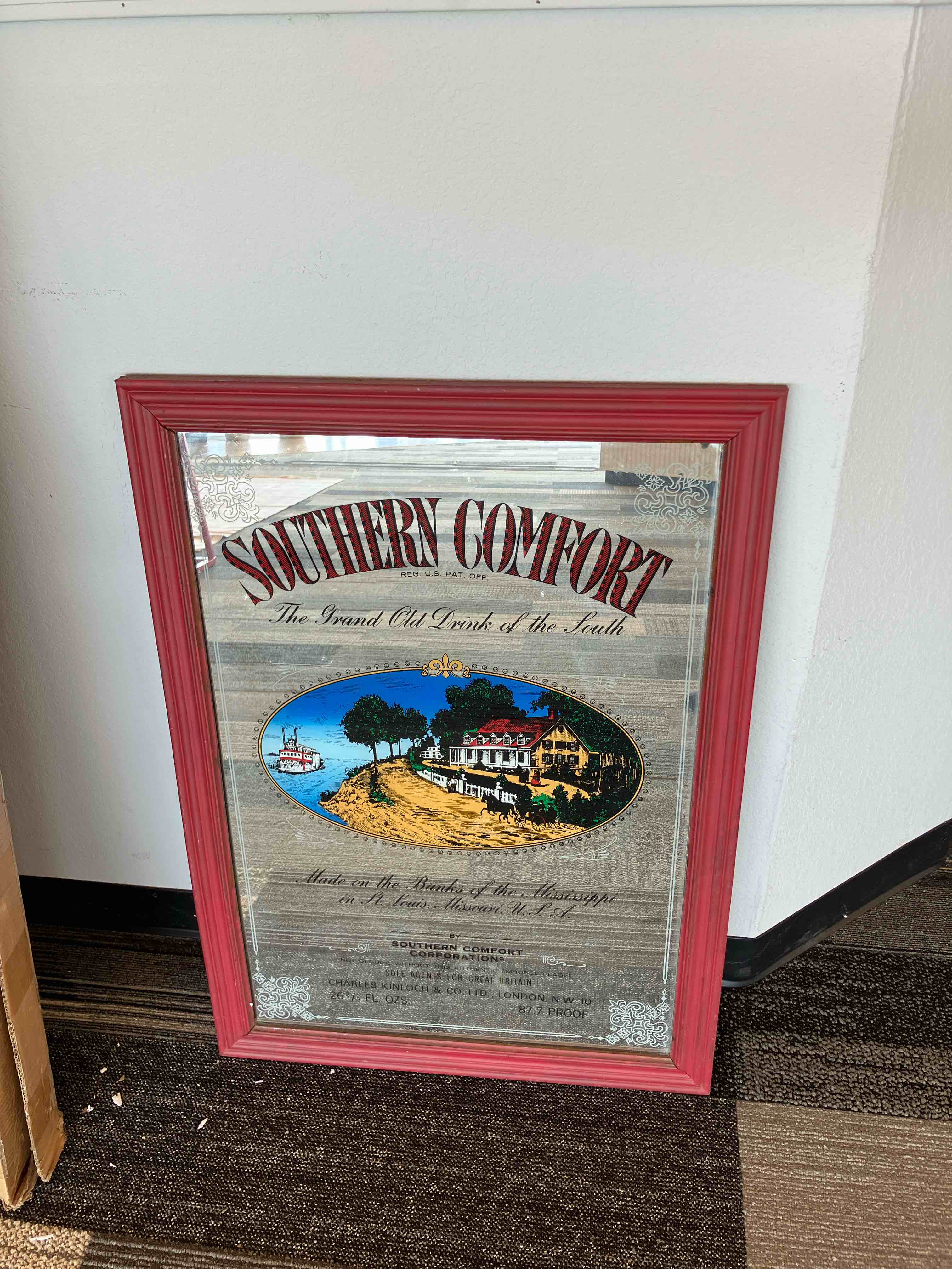 Southern Comfort Corporation Mirror 36in x 26in