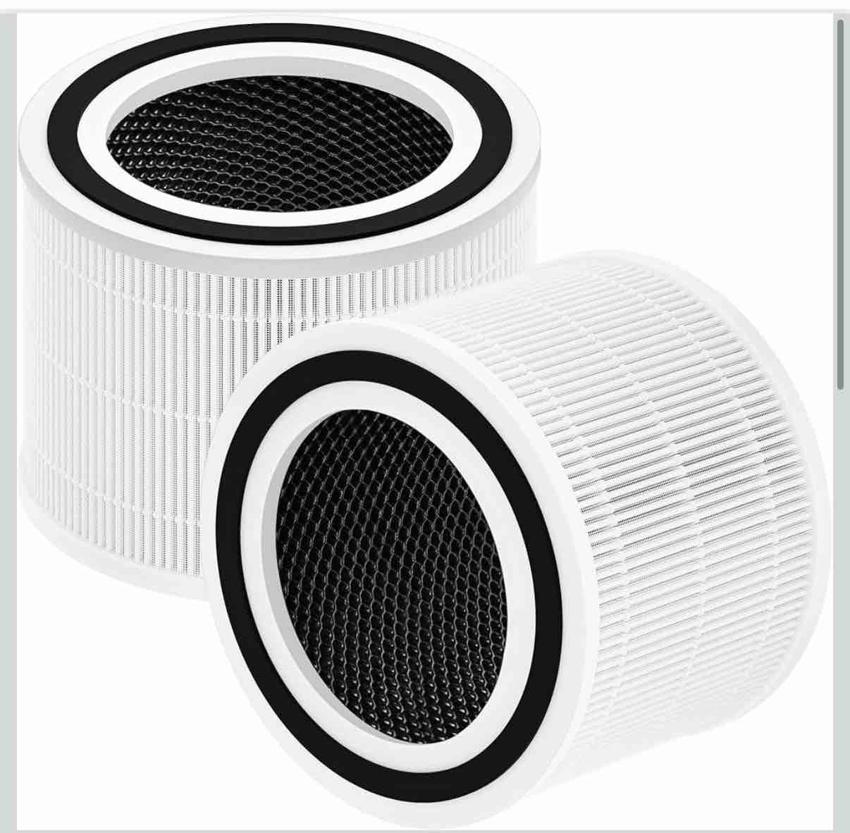 Core 300 Replacement Filter for Levoit Air Purifier Core 300-rf Core 300s, 3-in-1 Pre, H13 True HEPA, Activated Carbon Filtration System, Pack of 2
