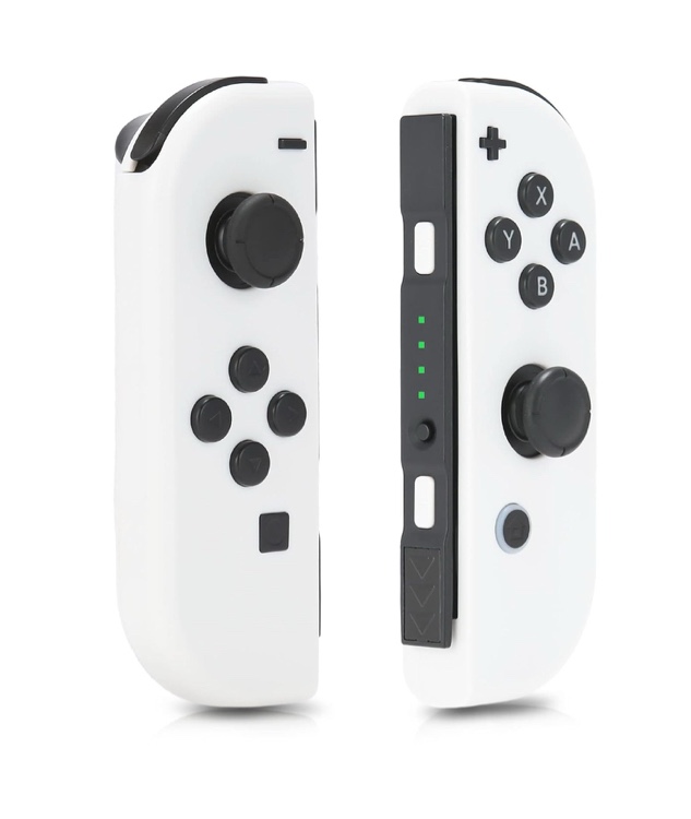 Controller for Switch, Replacement Wireless Controllers Support Dual Vibration/Wake-up/Motion Control(White)