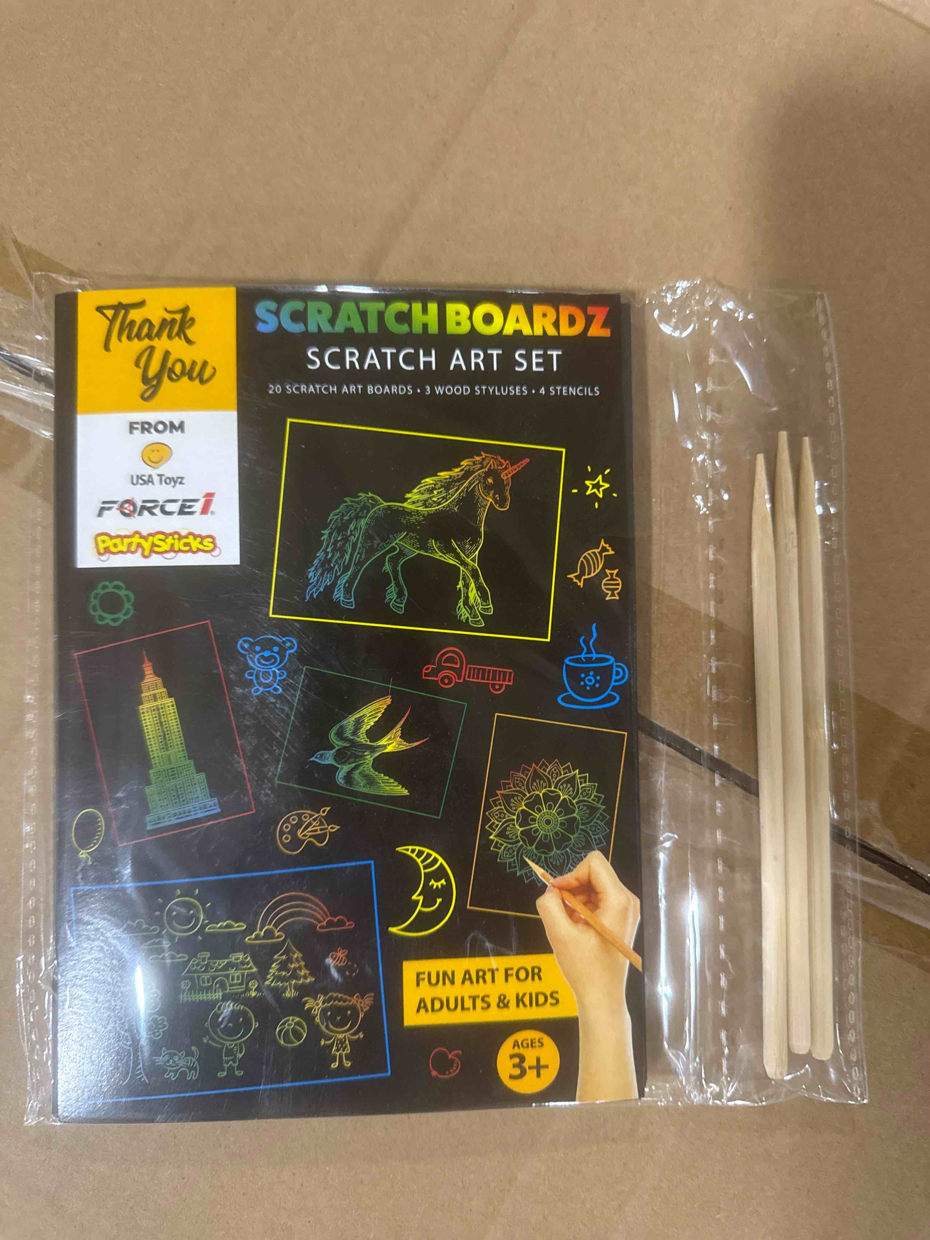 Scratch Boardz Scratch Art Set