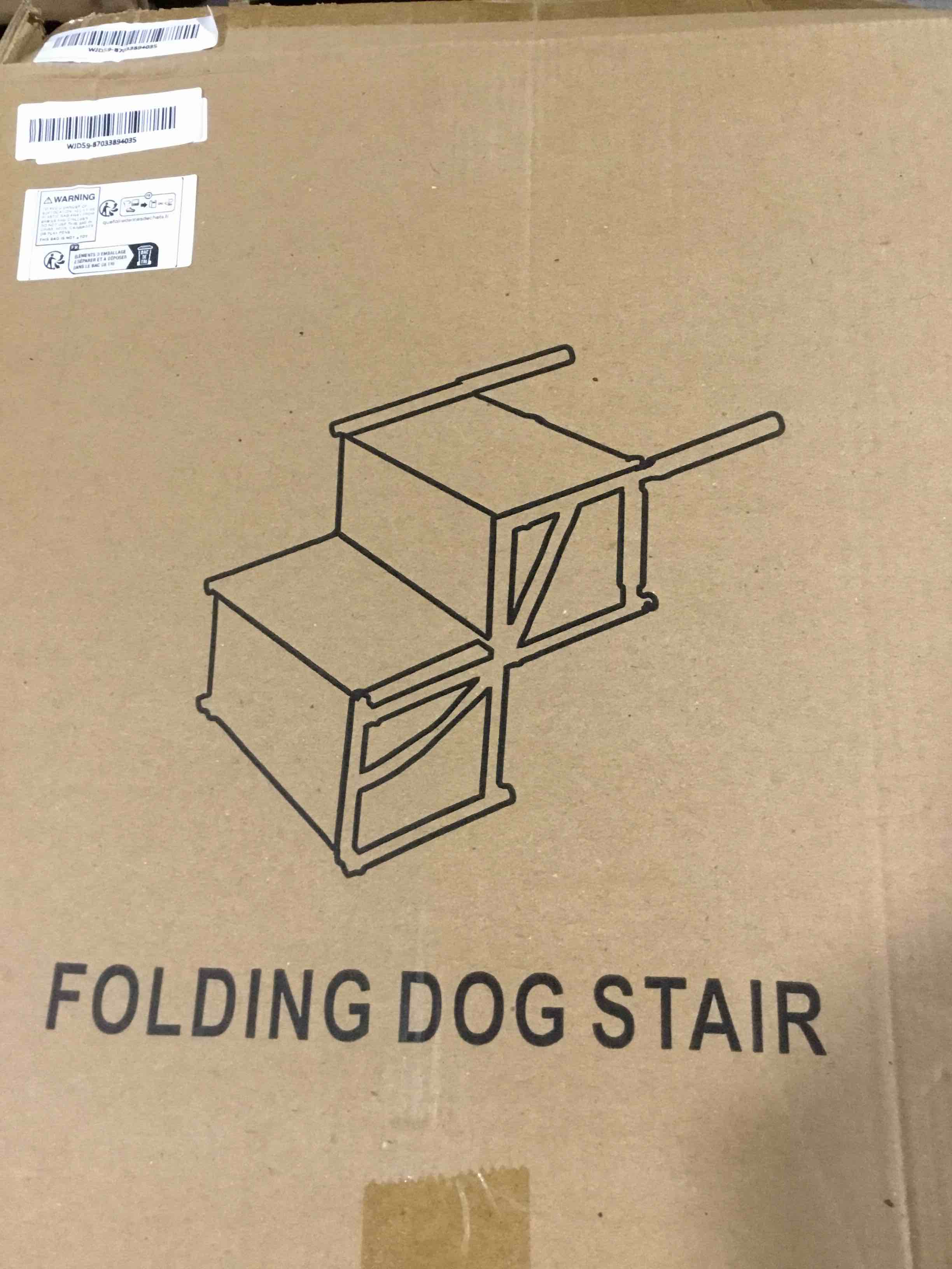 Condition photo showing New/Like New for Folding Dog Stair 