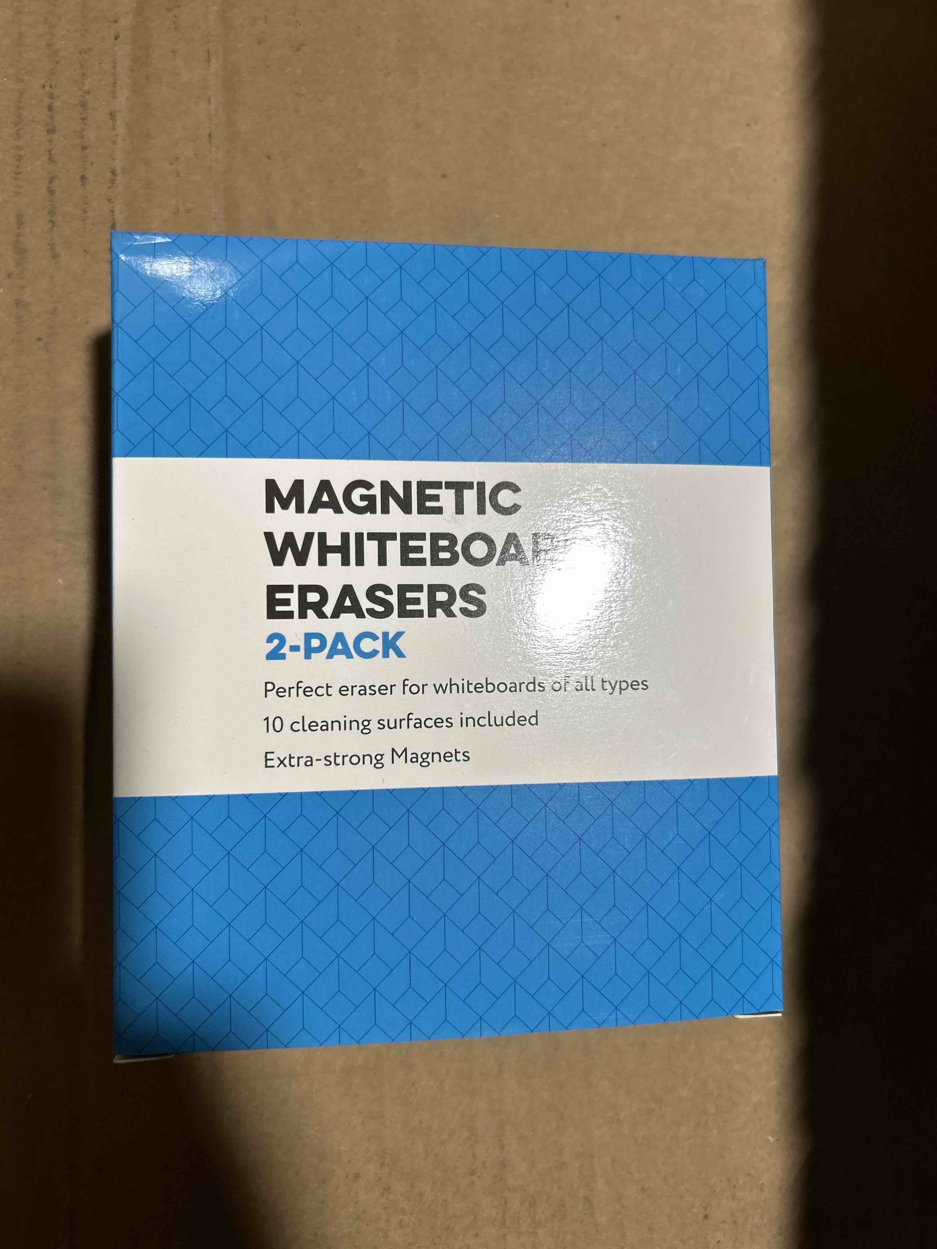 magnetic whiteboard erasers two pack