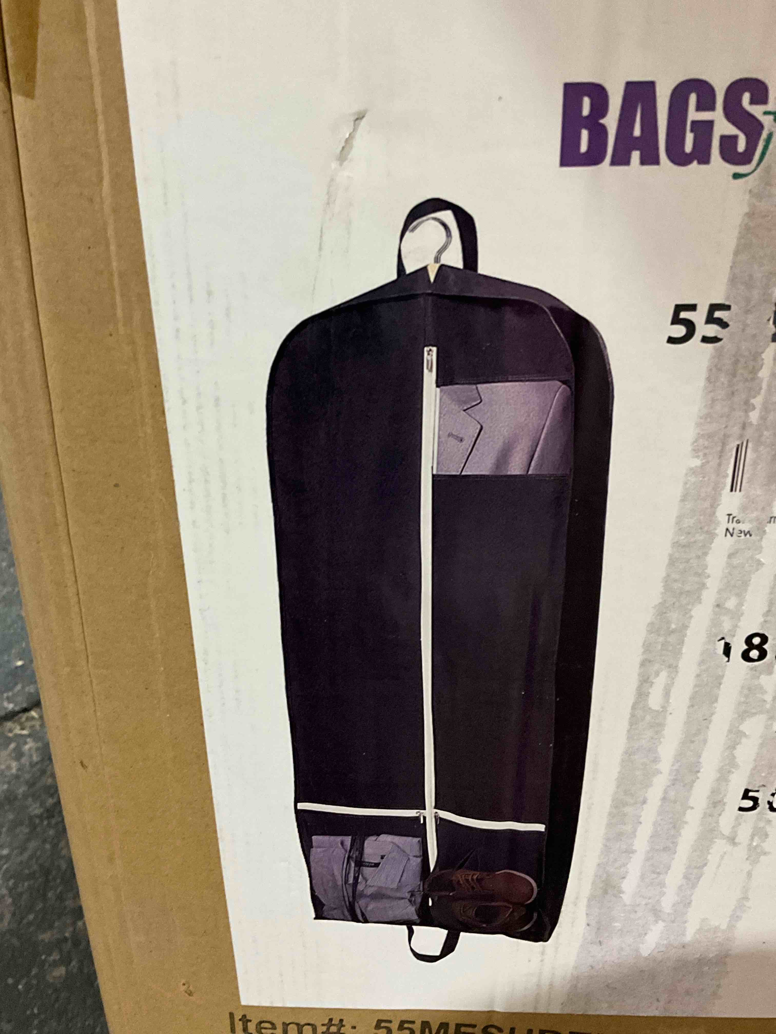 Bags for Less Travel Garment Bag 42” , Mesh Pocket