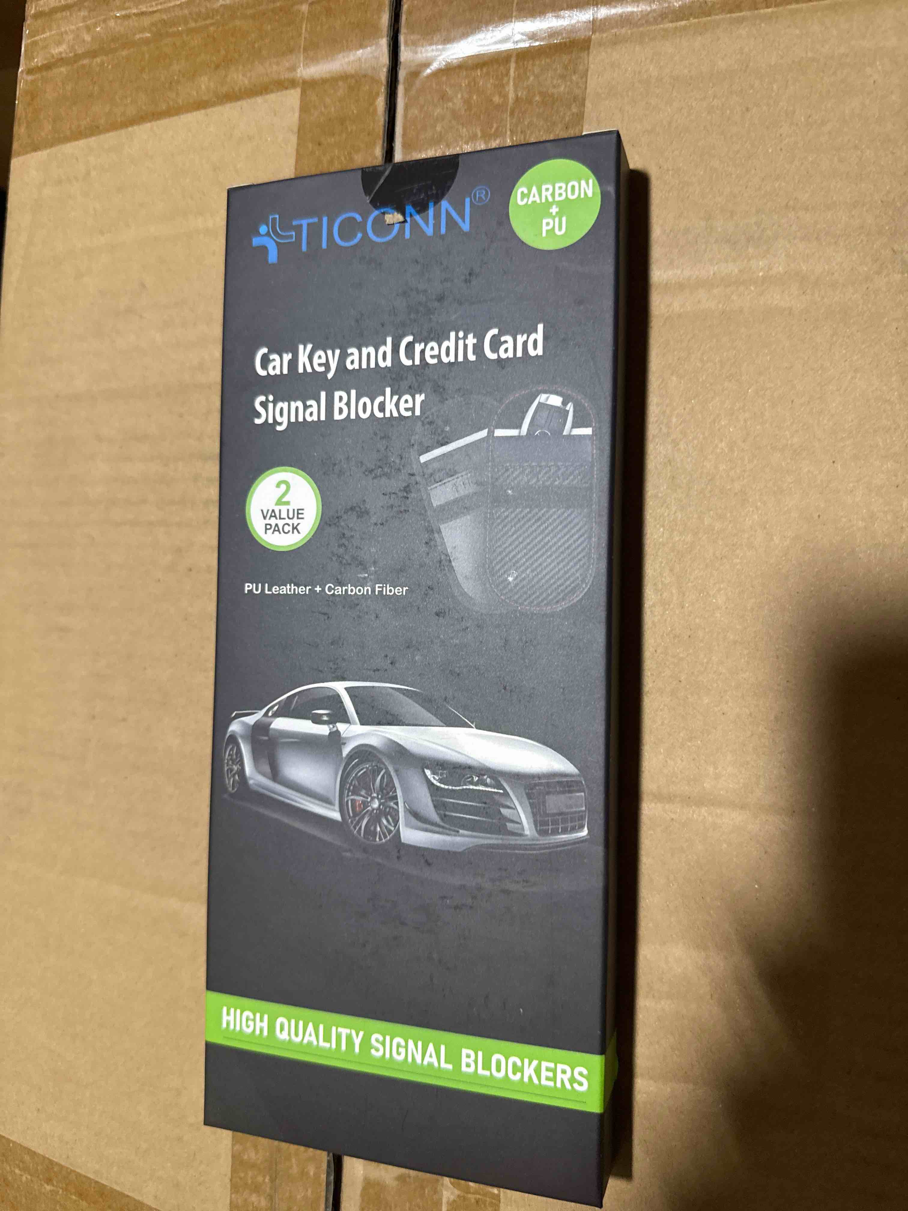 ticonn car and credit card signal blocker 