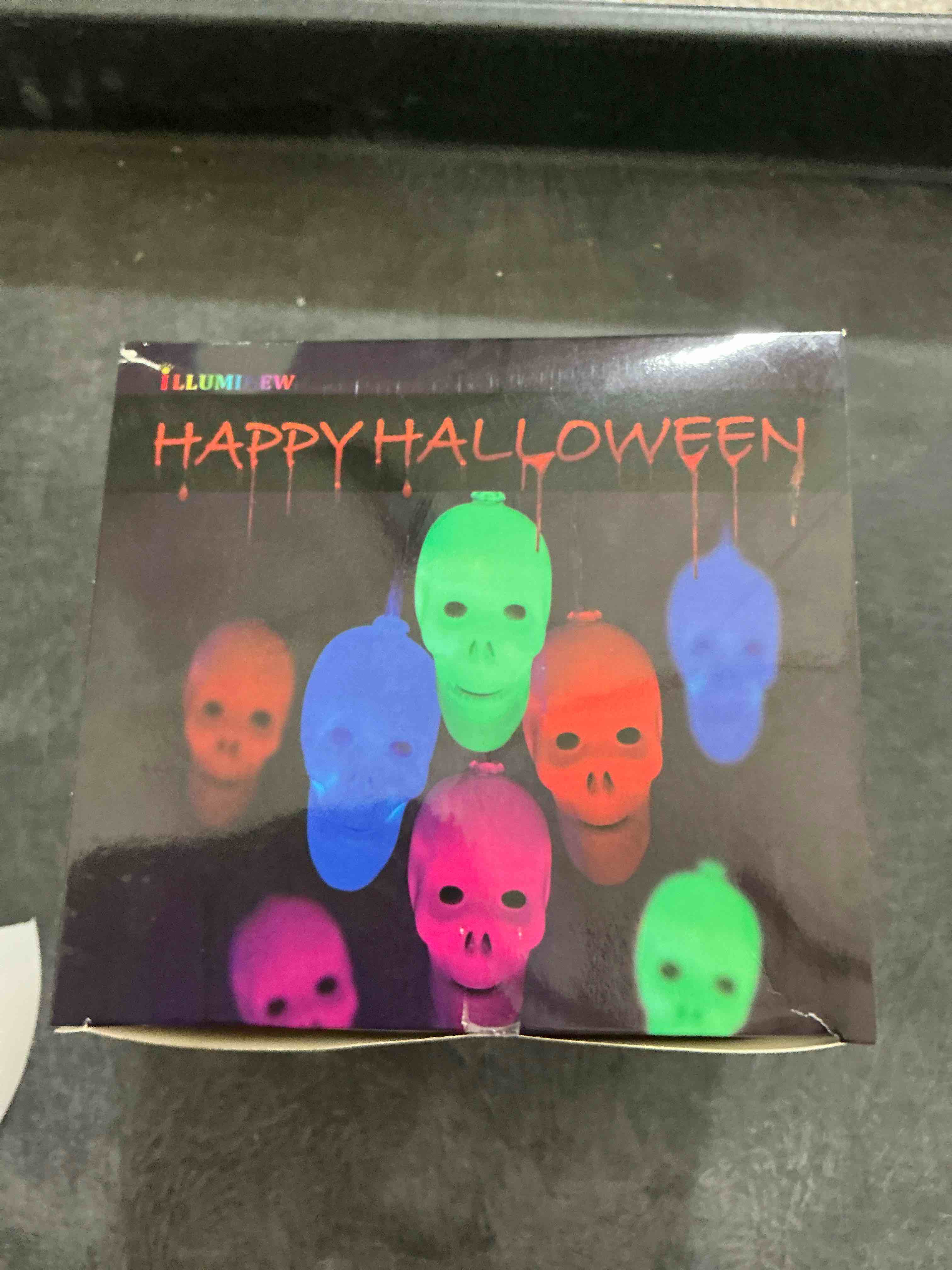 ILLUMINEW HAPPY HALLOWEEN SKULL LED LIGHTS  