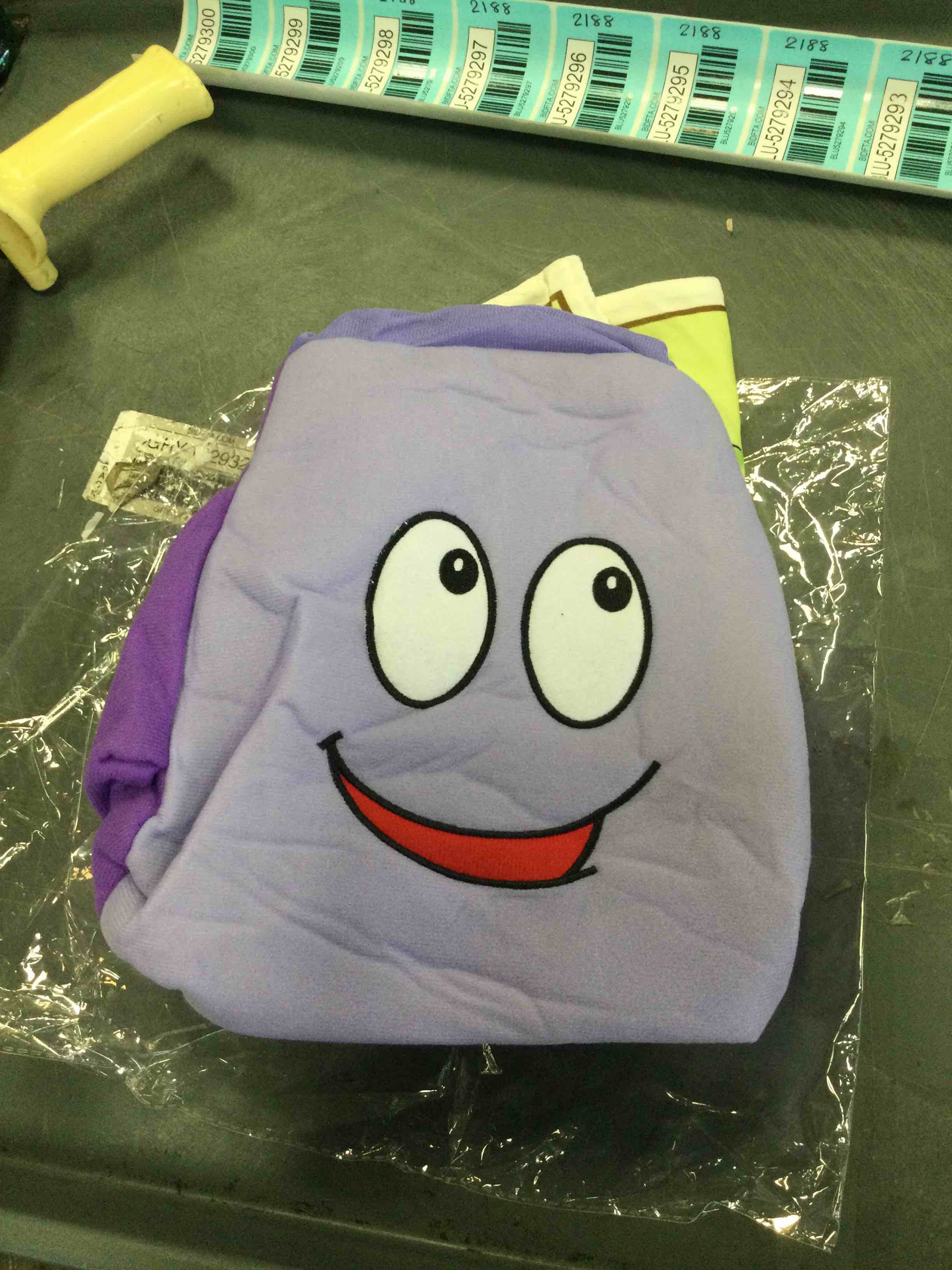 Dora Explorer Backpack Dora Bag,12.5inch Dora Explorer Rescue Bag with Map (Light purple)