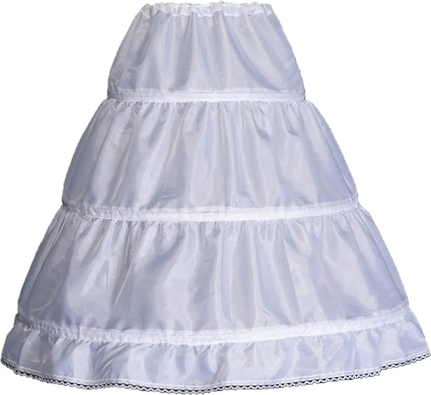 *2-3years*Fancydresswale Girls' 1 2 3 Hoops Petticoat Full Slips Flower Girls Crinoline Cancan Skirts for Ball Gowns