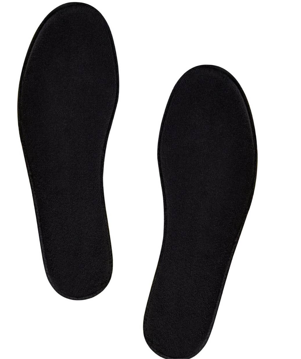 Knixmax Memory Foam Wool Insoles for Women, Warm Winter Faux Fur Shoe Inserts for Slippers Boots Sneakers, Breathable Cushioned Replacement Innersoles Black EU 38