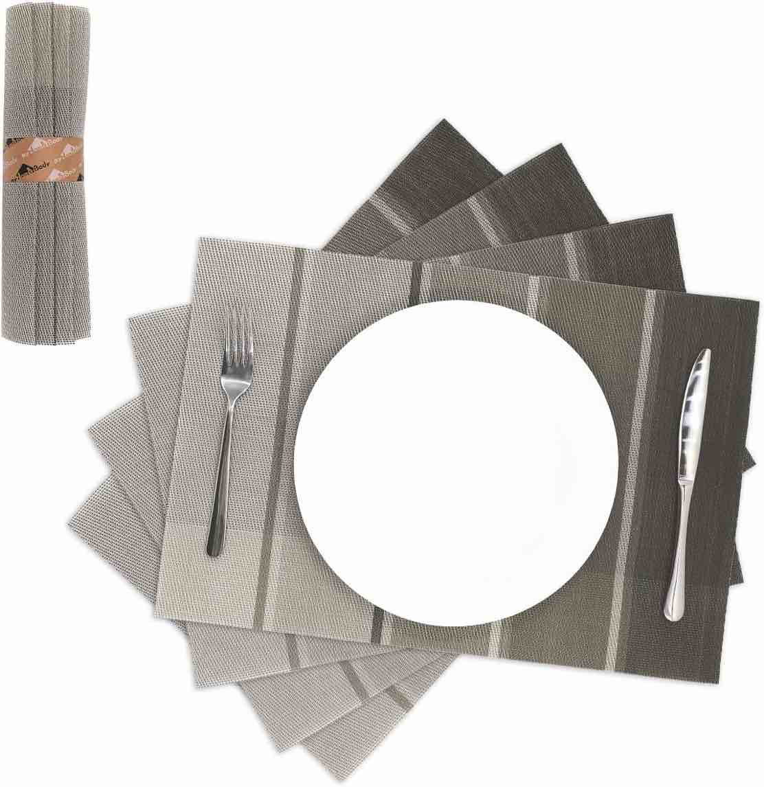 myhomebody vinyl placemats set of 6