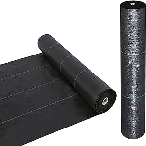 Weed Barrier Landscape Fabric Durable Weed Block Gardening Mat Non Woven Weed Block Fabric Garden Landscaping Fabric Roll Weed Control Fabric in Rolls (3FTx100FT)