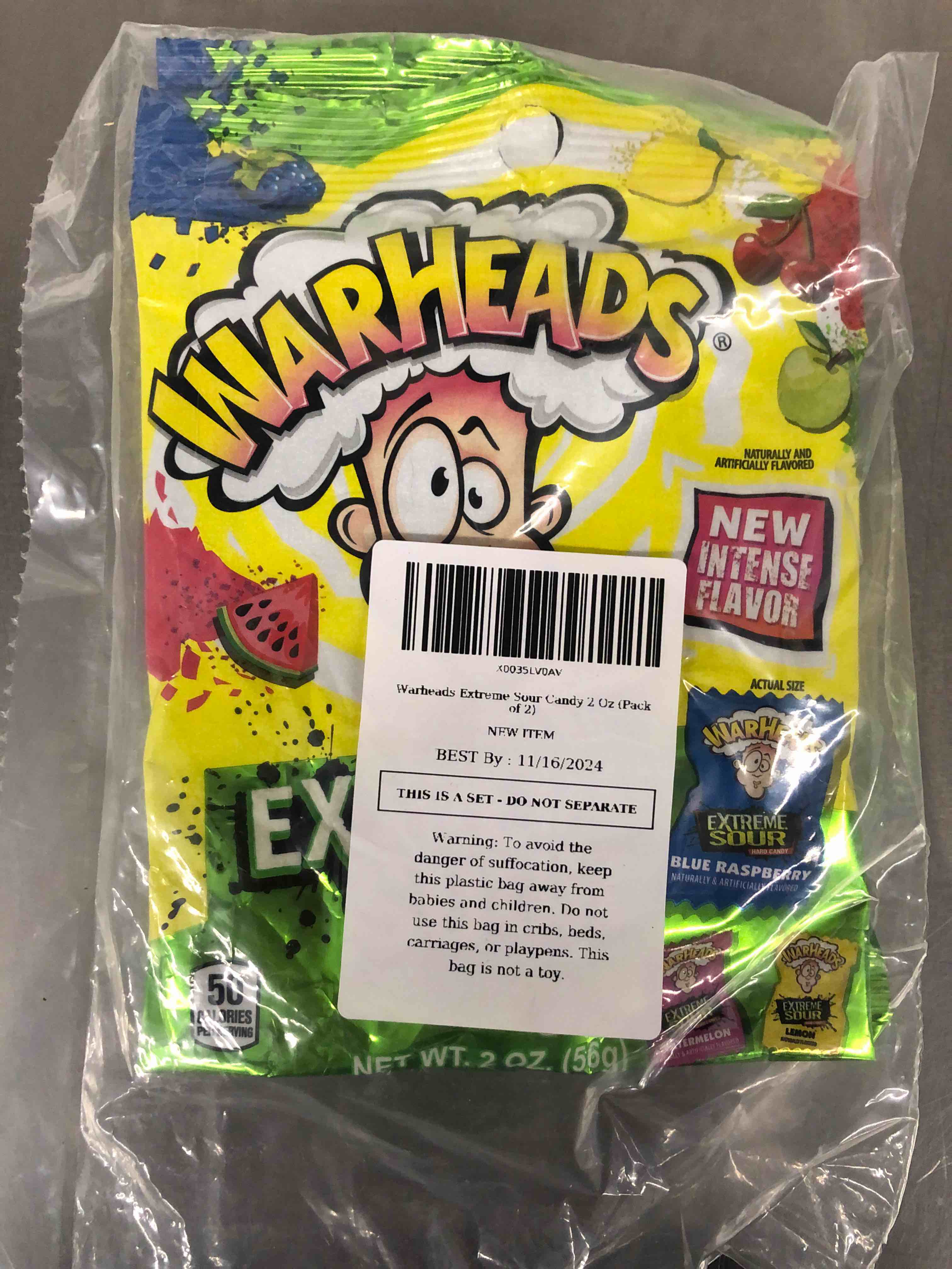 Warheads Extreme Sour (Pack of 2)