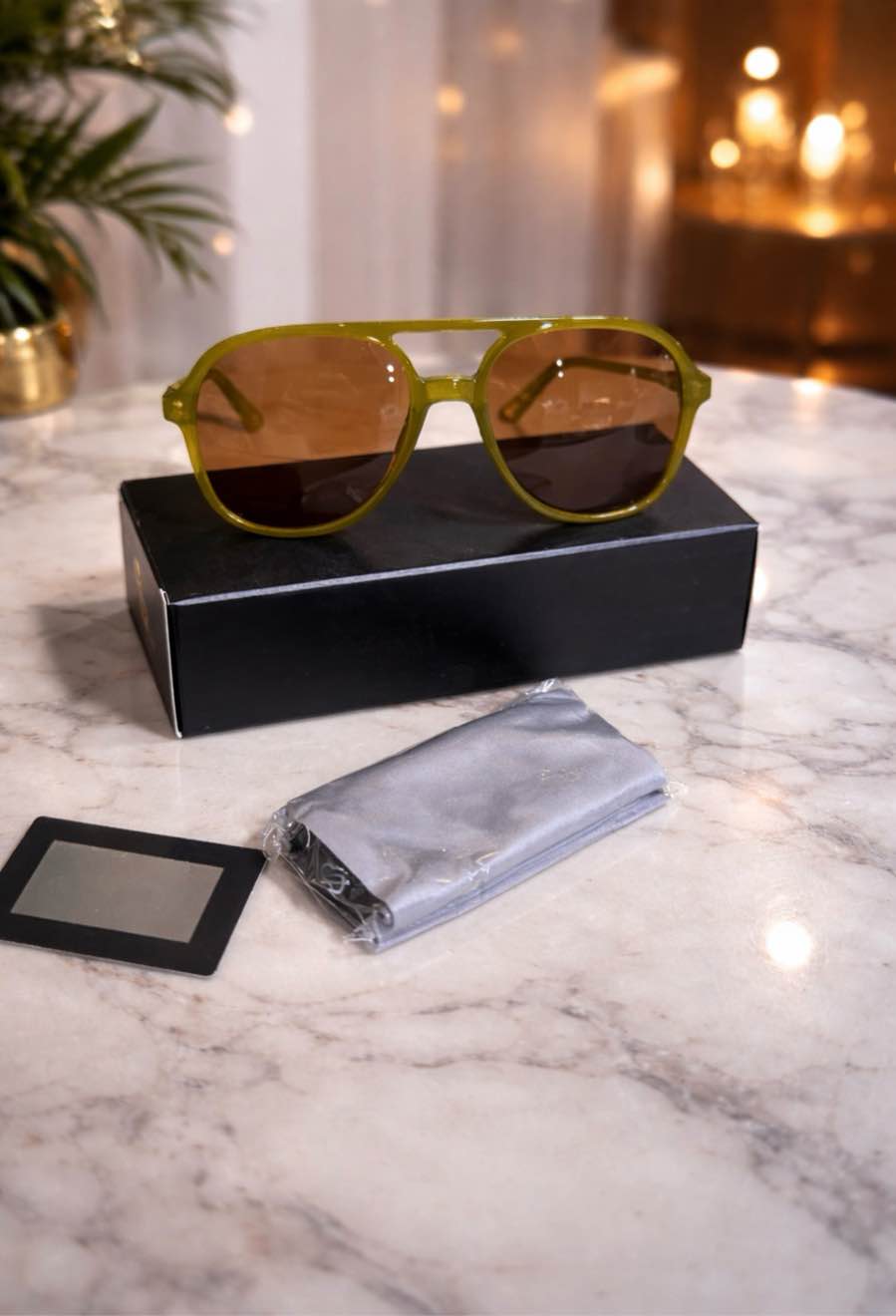 SOJOS Retro Polarized Aviator Sunglasses Womens Mens Classic 70s 80s Vintage Trendy Square Aviators