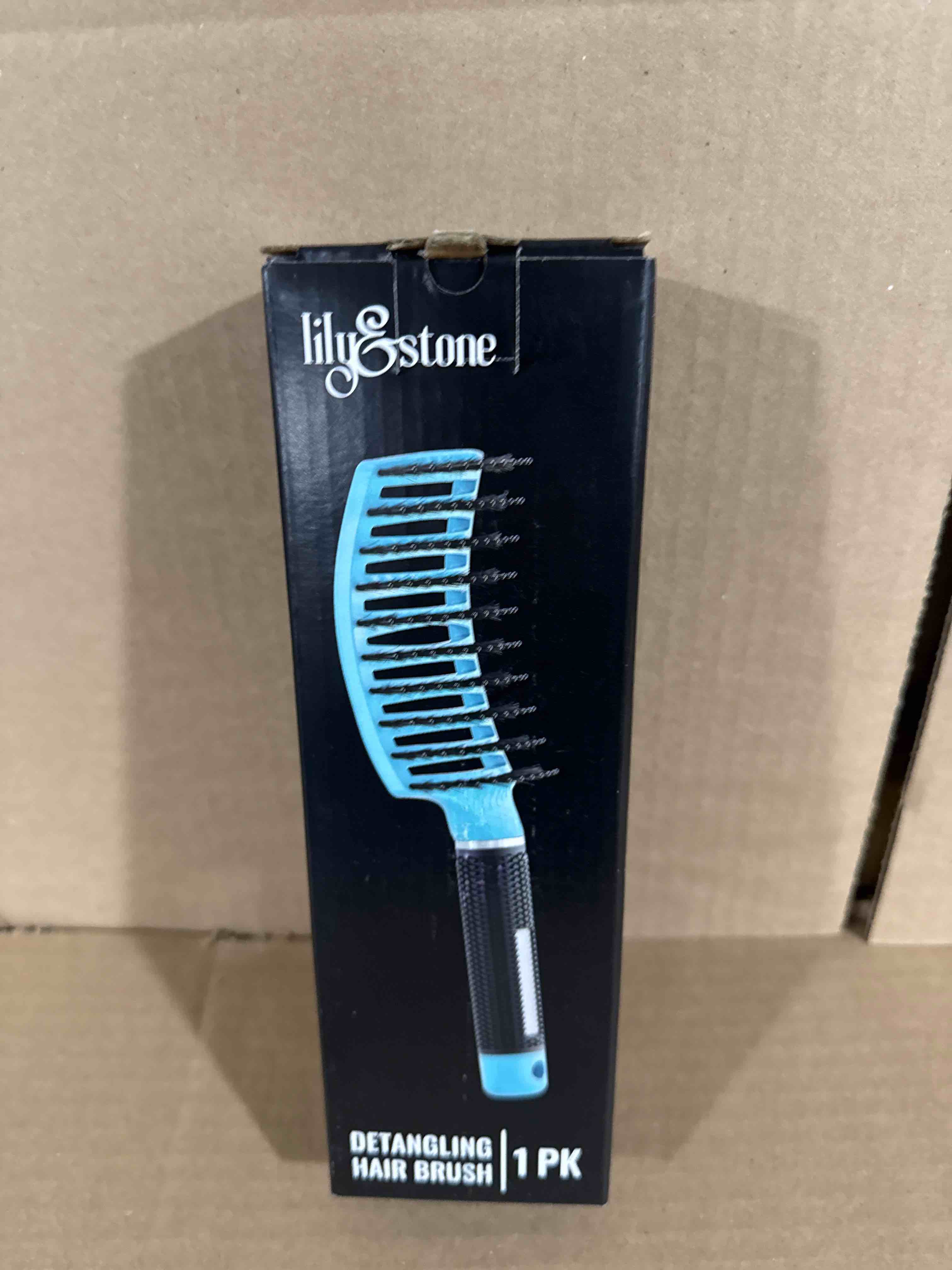 Lilly & Stone, detangling hairbrush blue