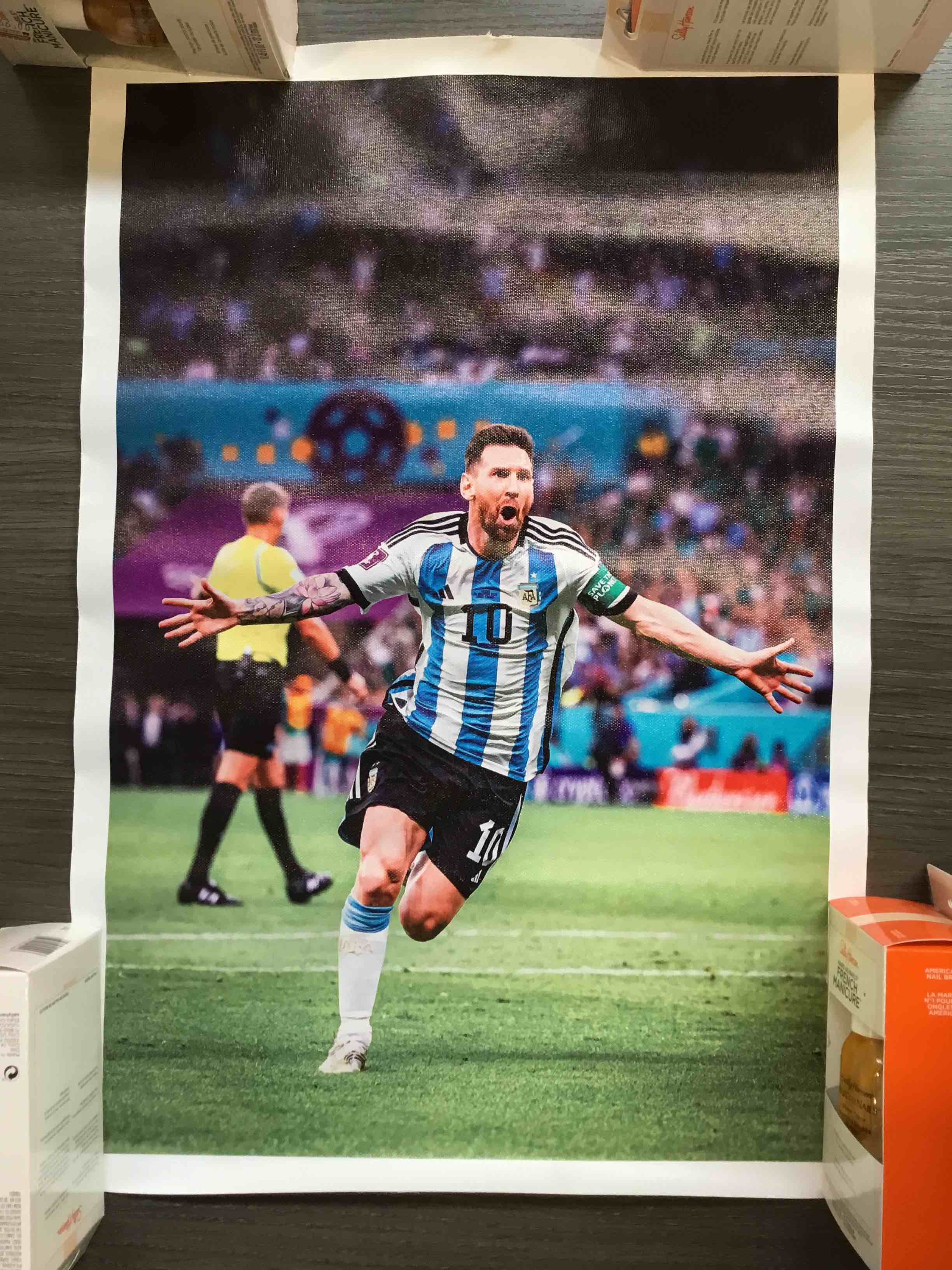 JDCUBAO LIONEL MESSI CANVAS ART 12X18INCH